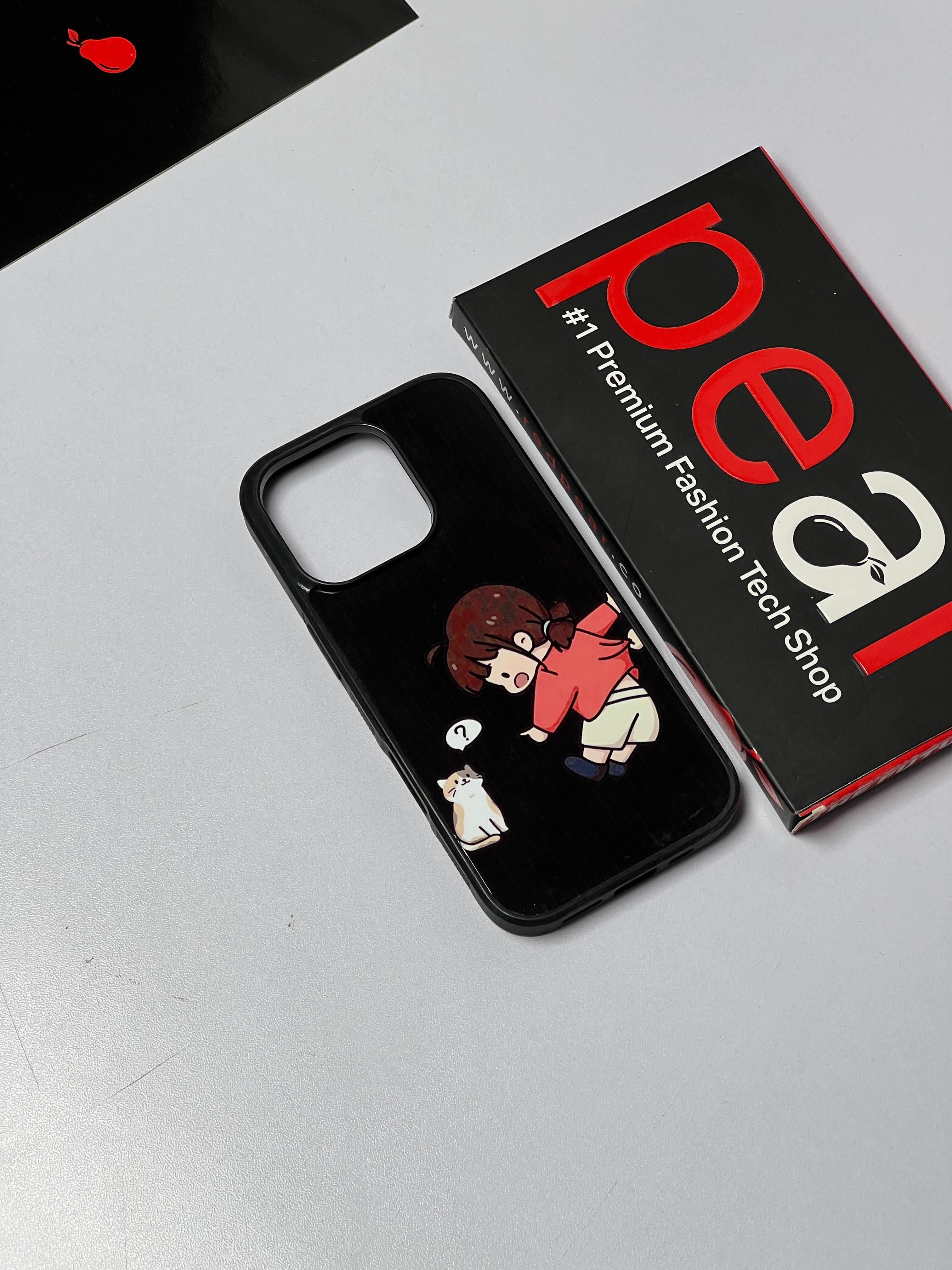 iPhone 16 Pro Kitten and girl Glossy Case (RPS)