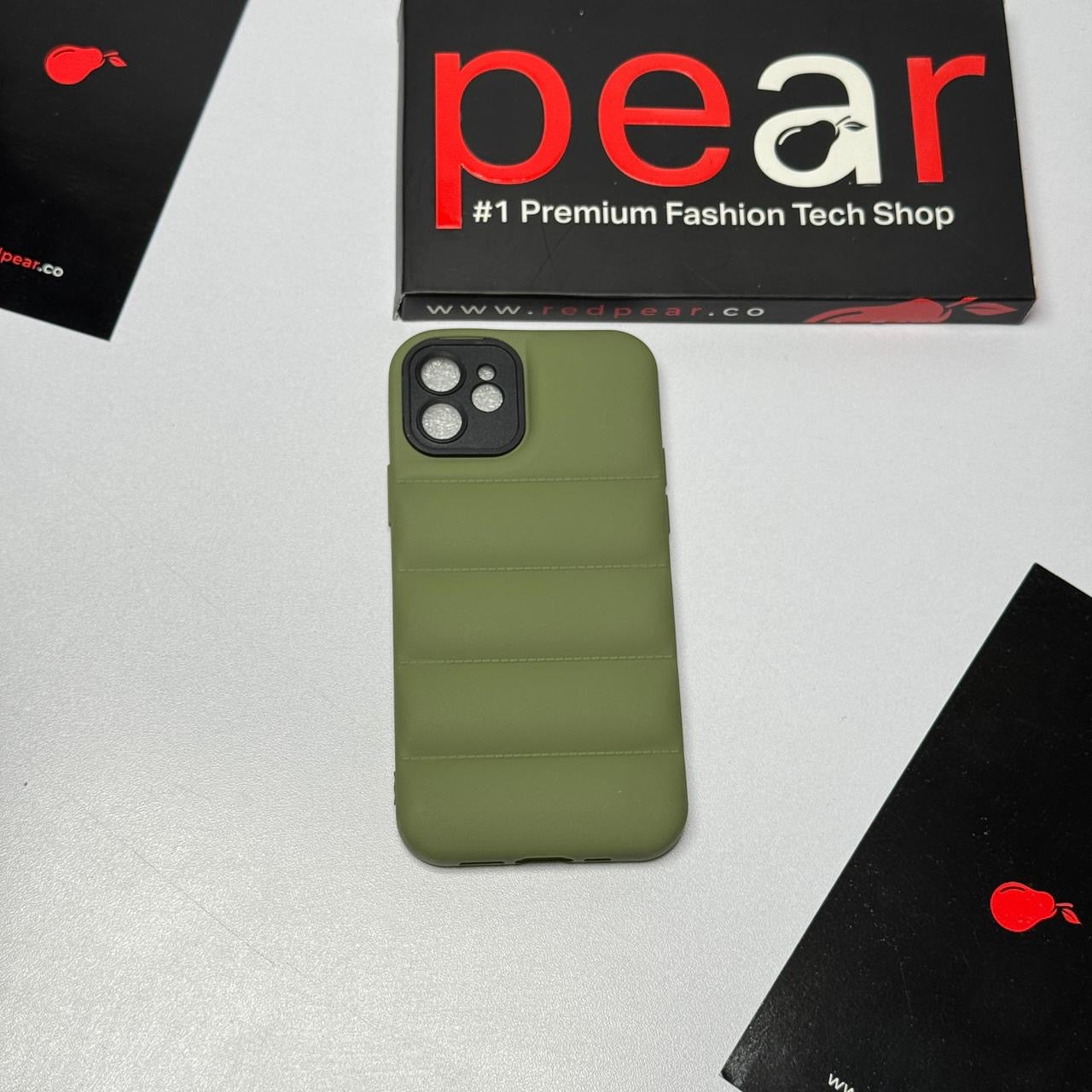 iPhone 12 Green Puffer Case (RPS)