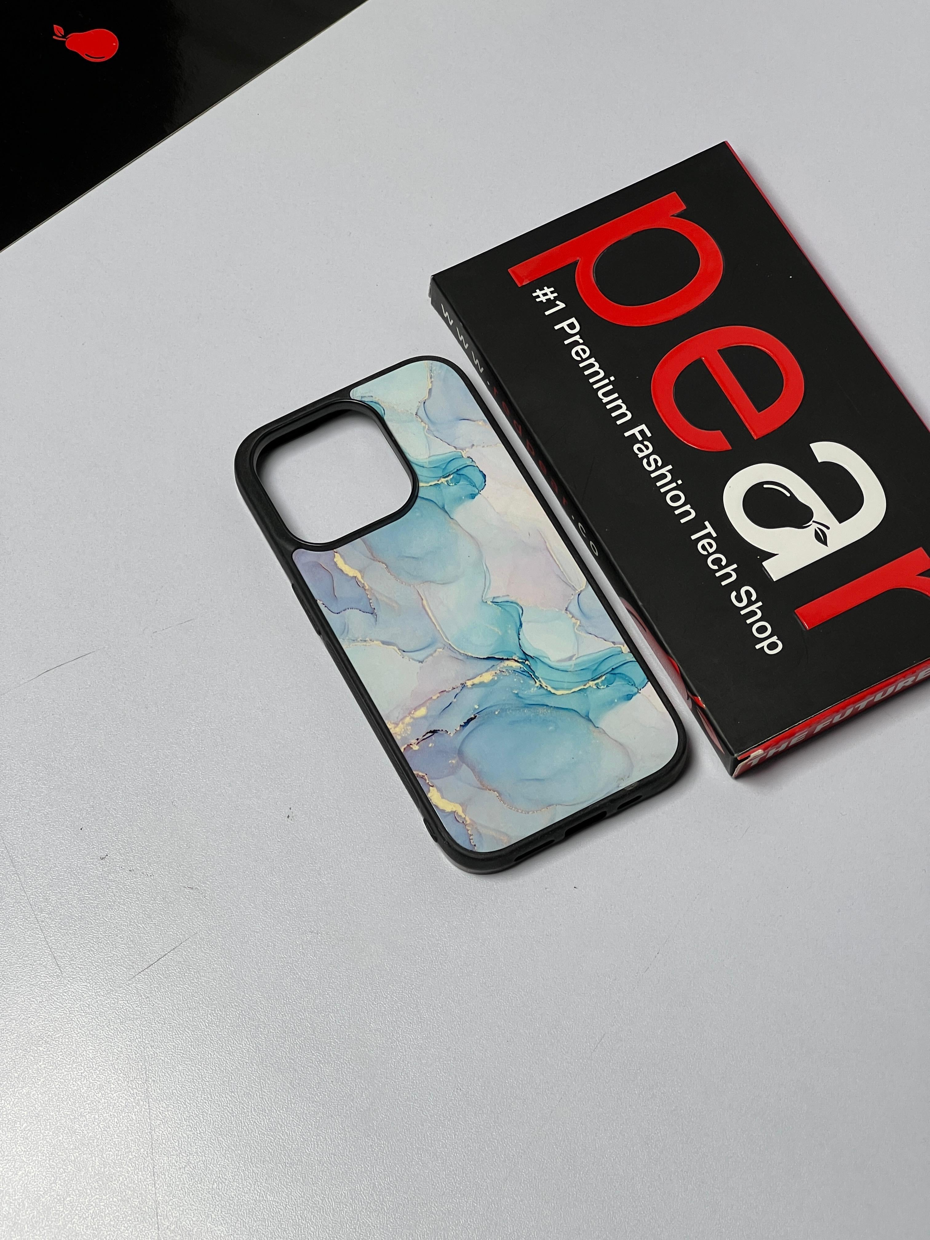 iPhone 14 Pro Blue Marble Glossy Case (RPS)