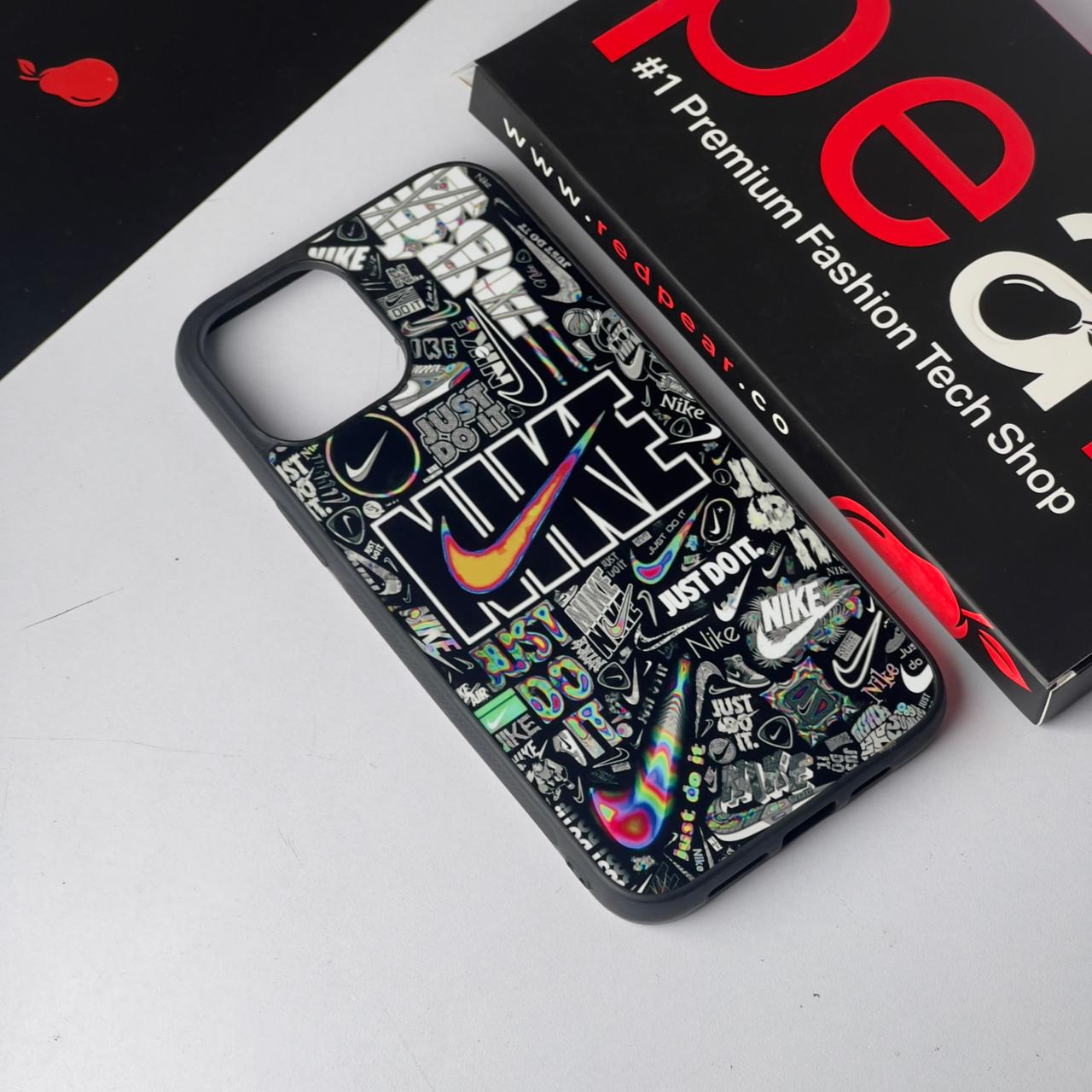 iPhone 12 Pro Max Black Nike Glossy Case (RPS)