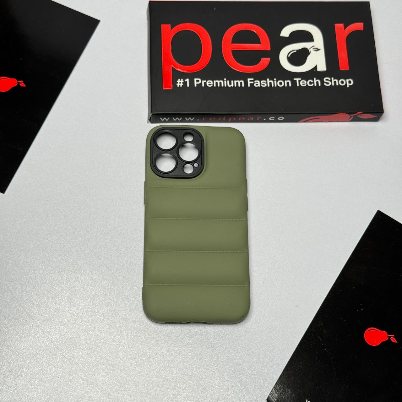 iPhone 13 Pro Green Puffer Case (RPS)
