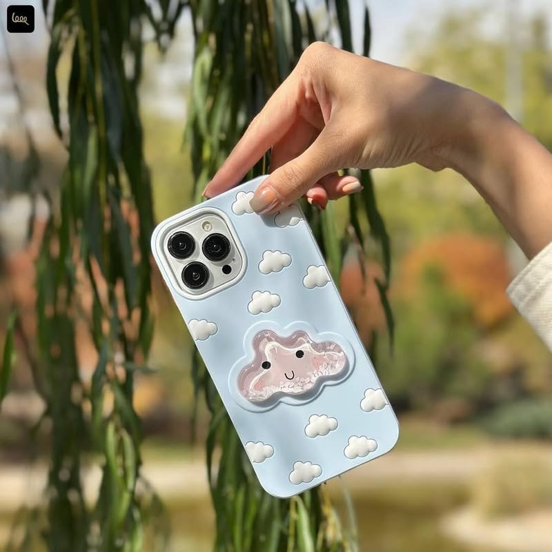 Aqua Floating Adorable 3D Cloud Case (New Arrival)