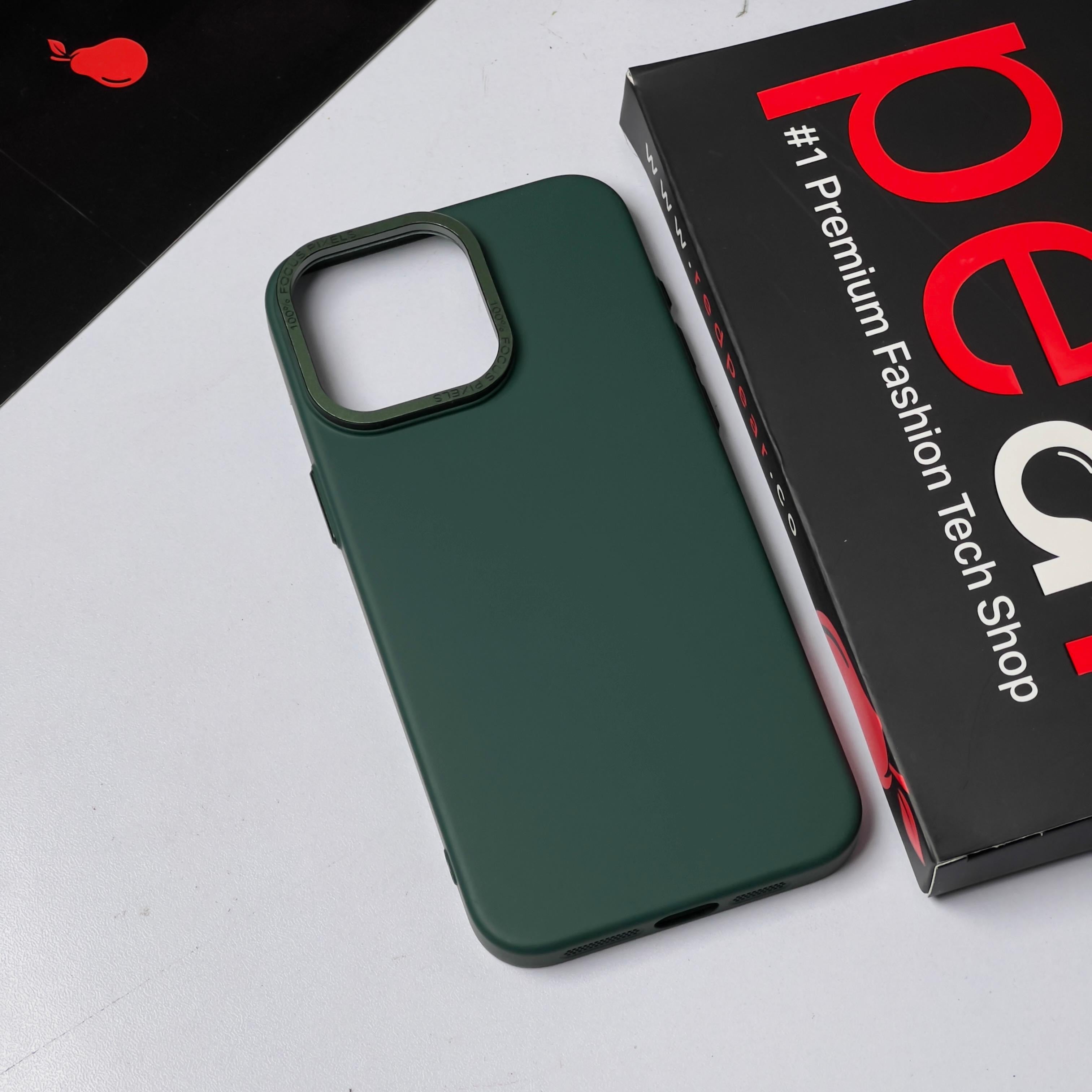 iPhone 15 Pro Max Dark Green Slim PC case (RPS)
