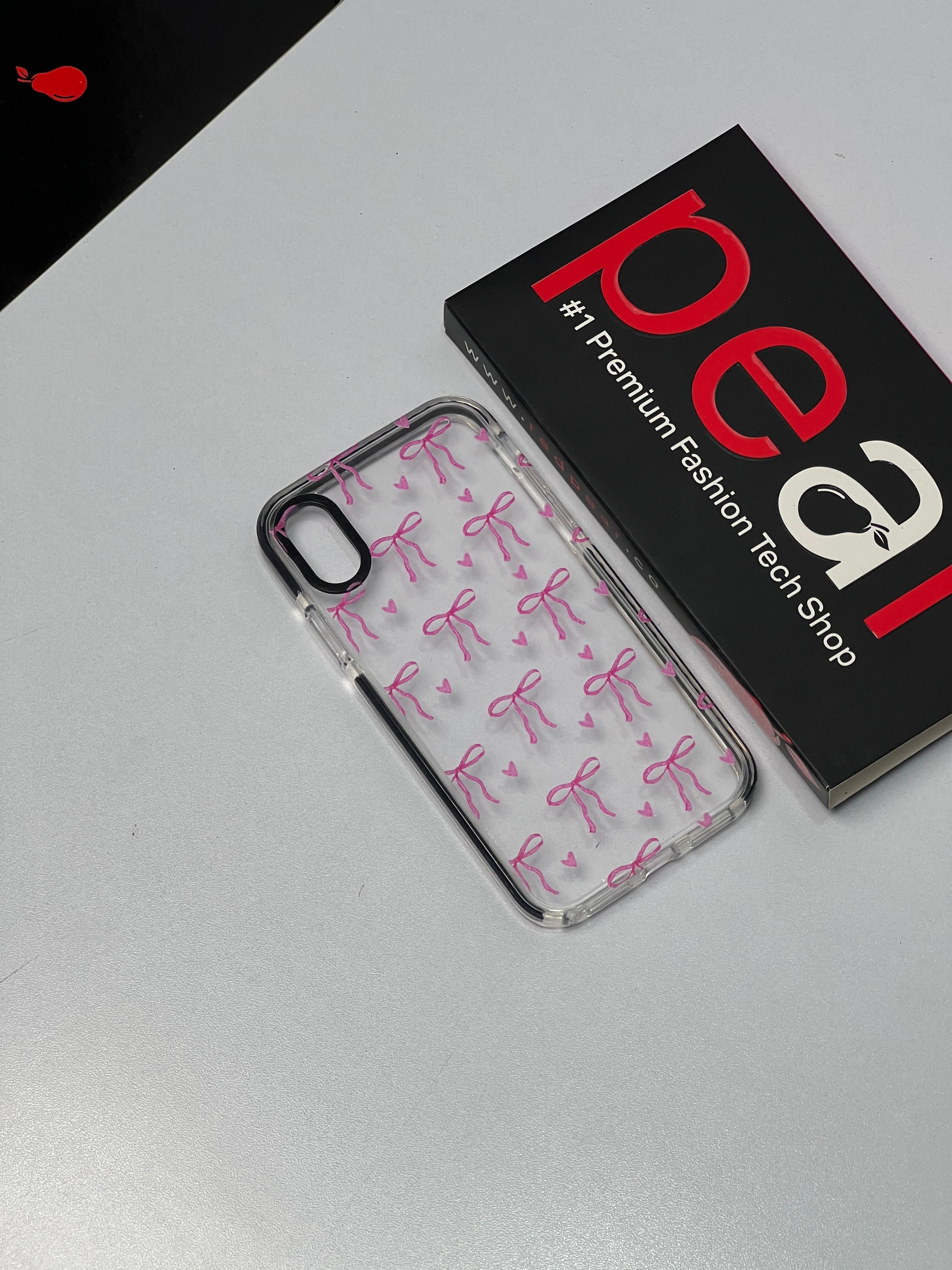 iPhone X/Xs Pink Bow & Hearts Reverb case (RPS)