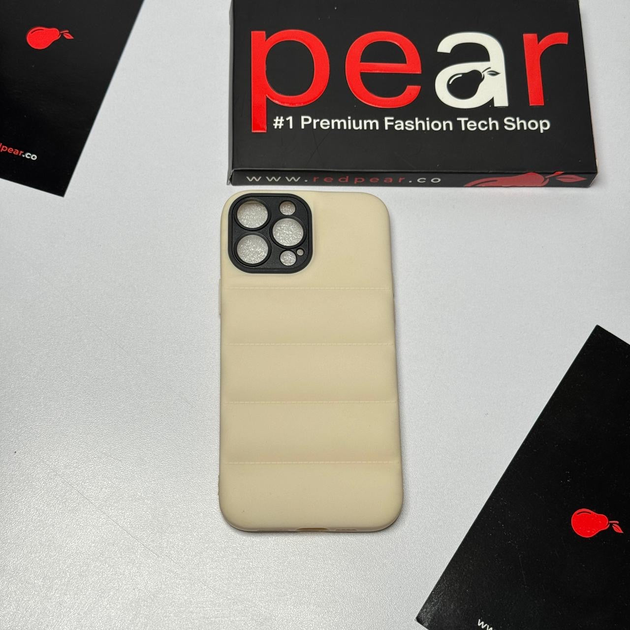 iPhone 13 Pro Max White Puffer Case (RPS)