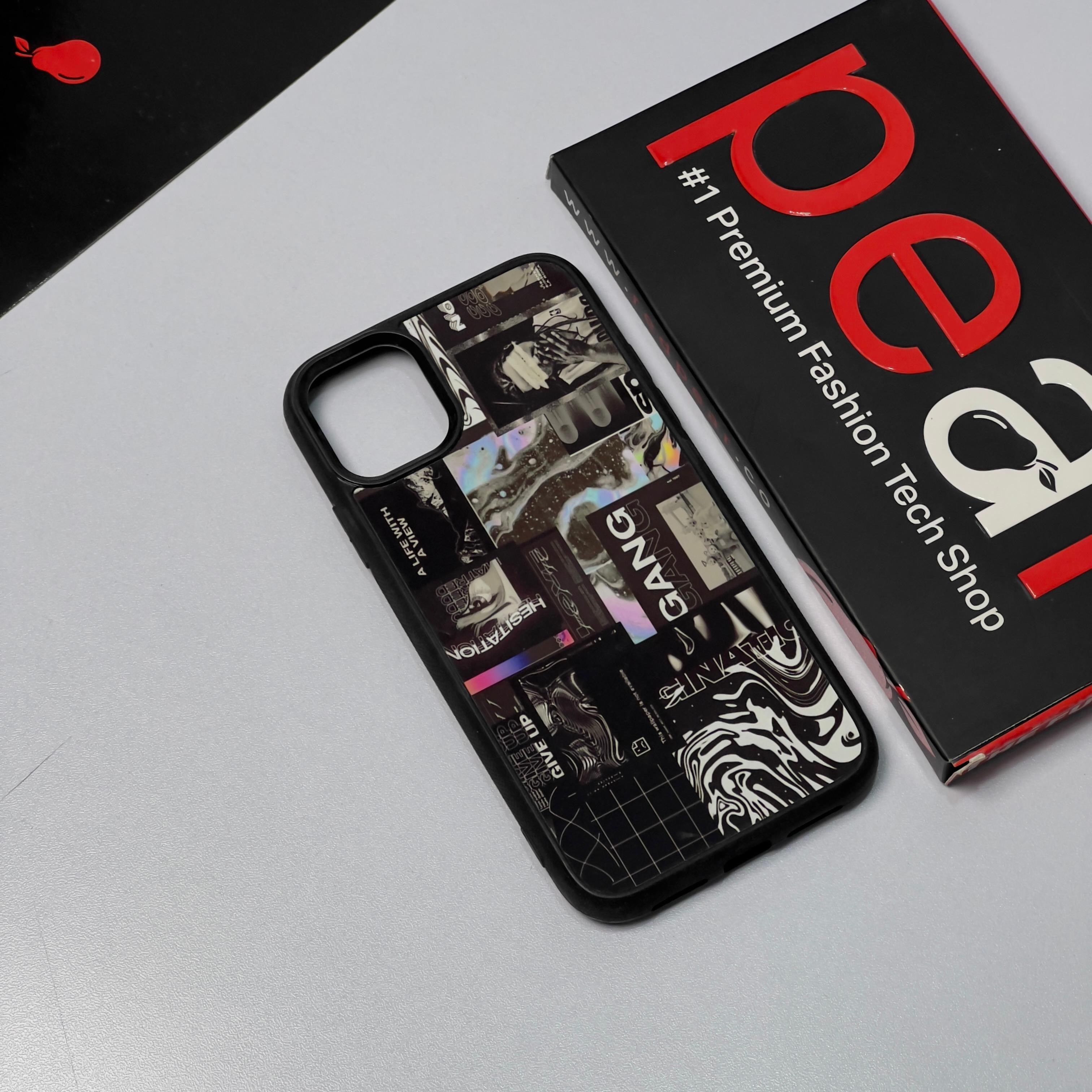 iPhone 11 Black Aesthetic Glossy Case RPS