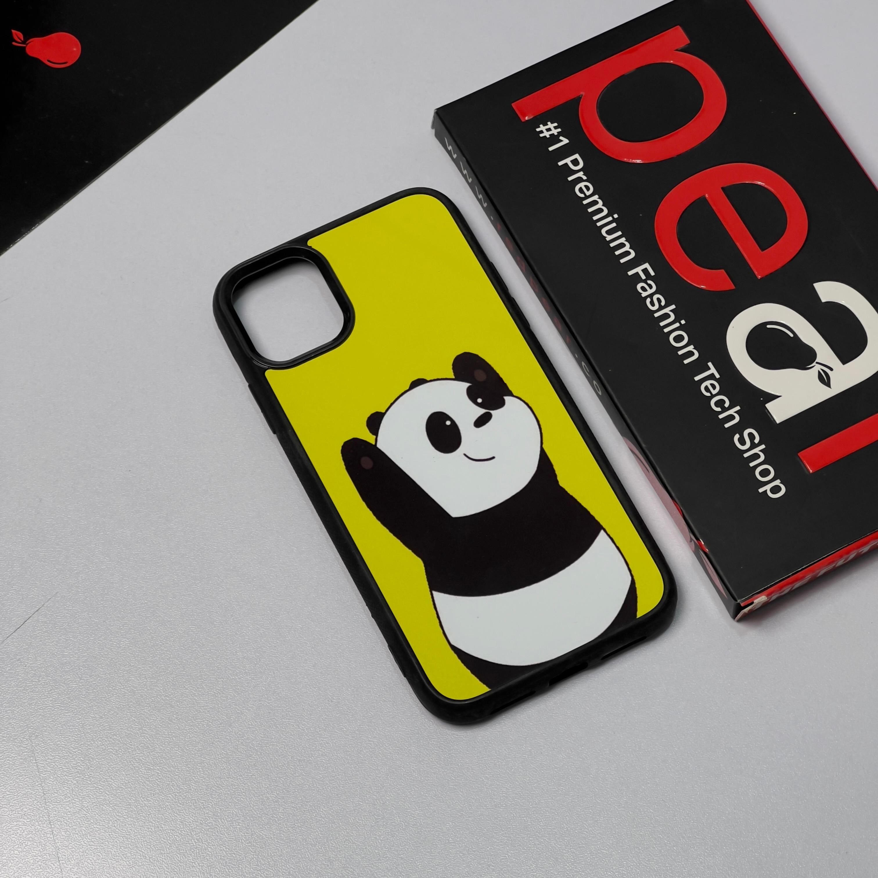 iPhone 11 Yellow Panda Glossy Case RPS