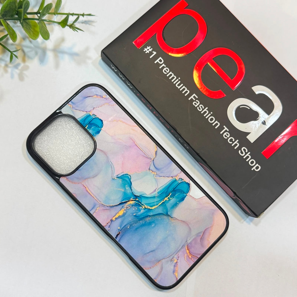 iPhone 16 Pro Max Blue Marble Glossy Case (RPS)