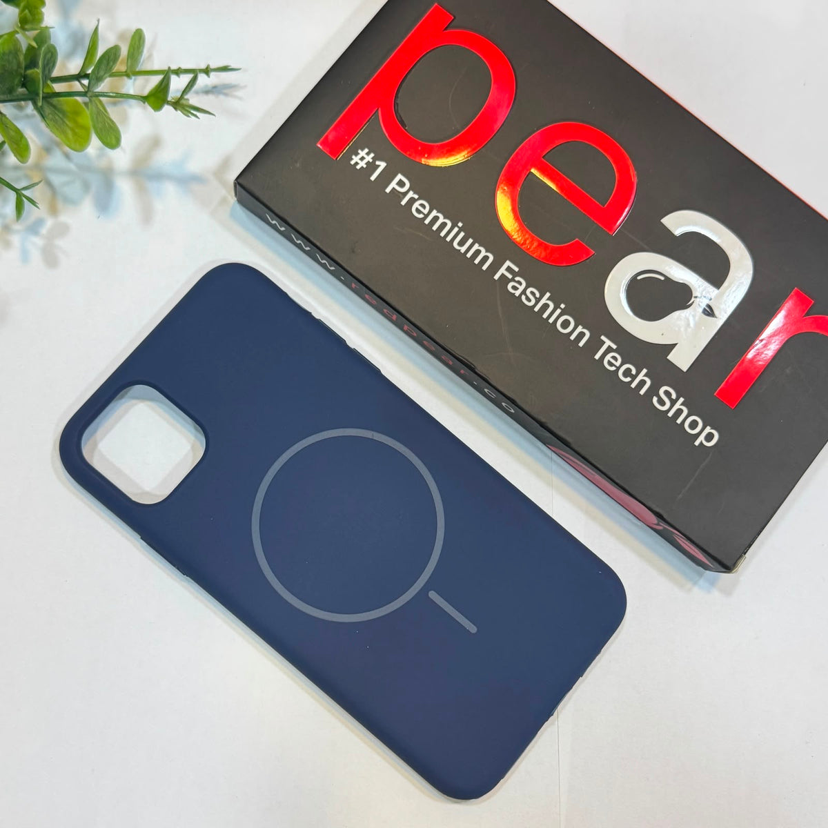 iPhone 11 Pro Max Navy Blue Magsafe Silicon Case (RPS)