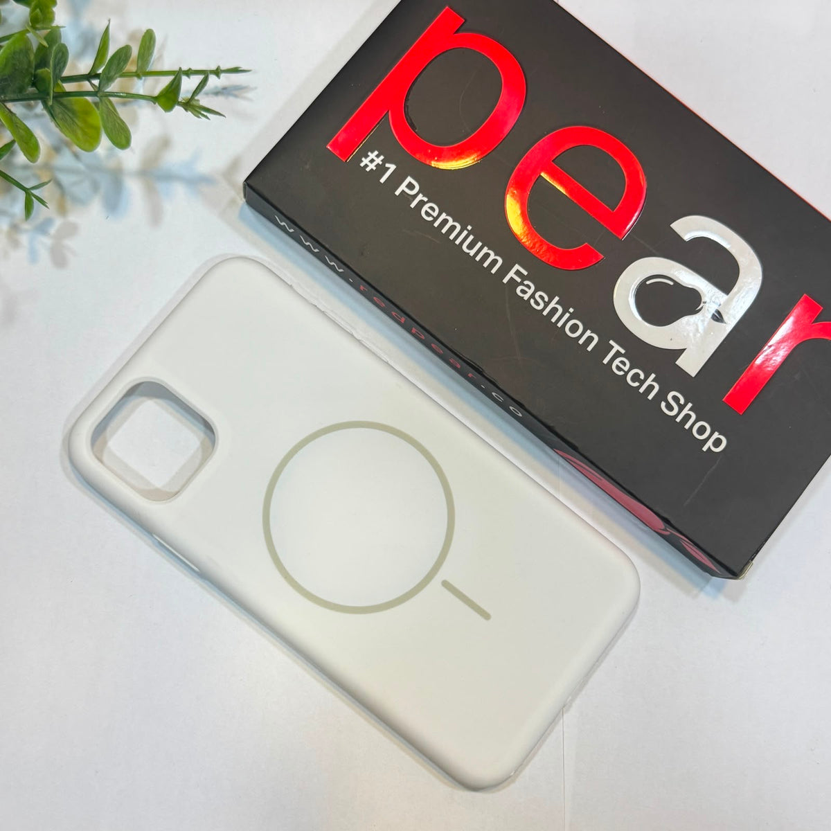 iPhone 11 Pro Max White Magsafe Silicon Case (RPS)