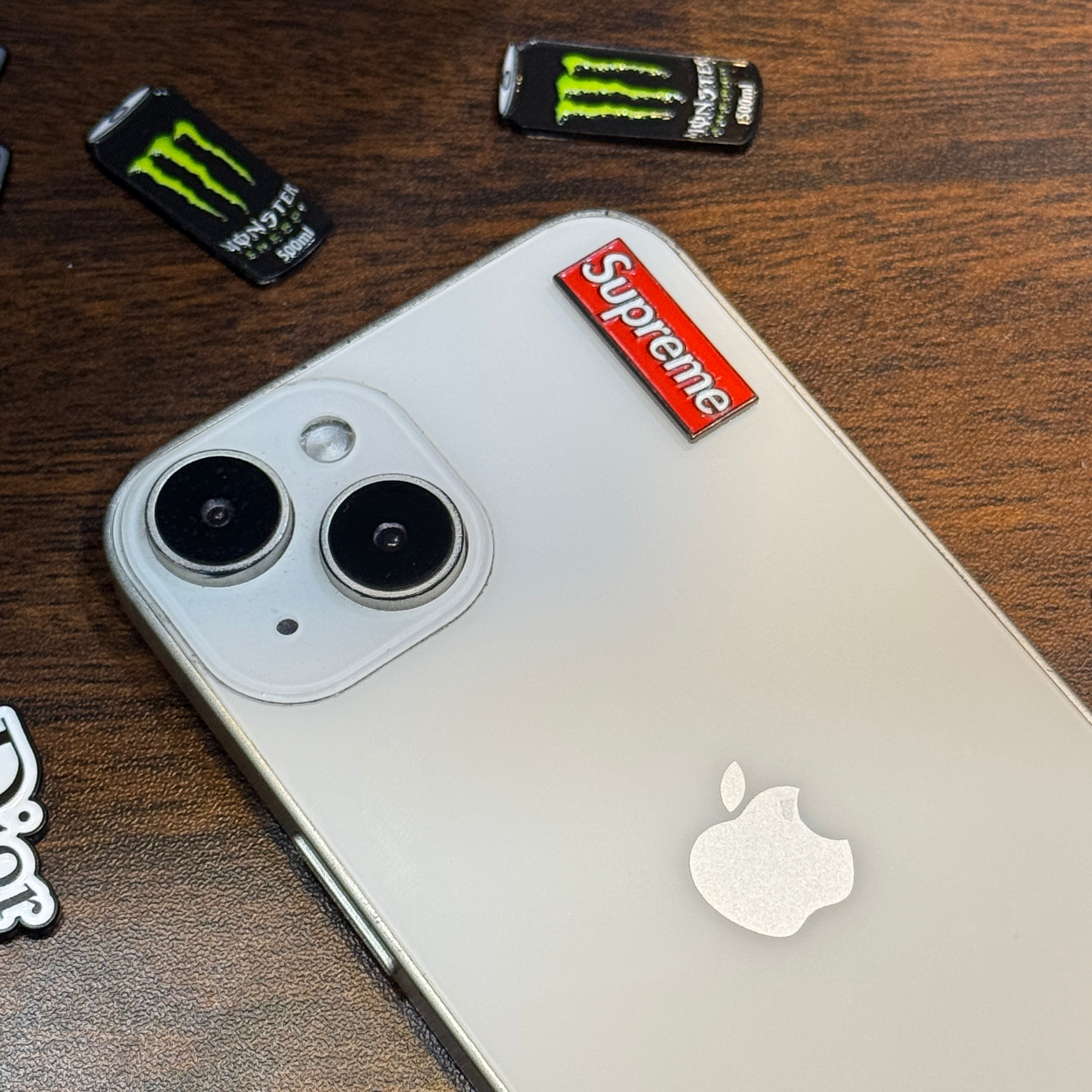 Supr*me Metal Charm Sticker