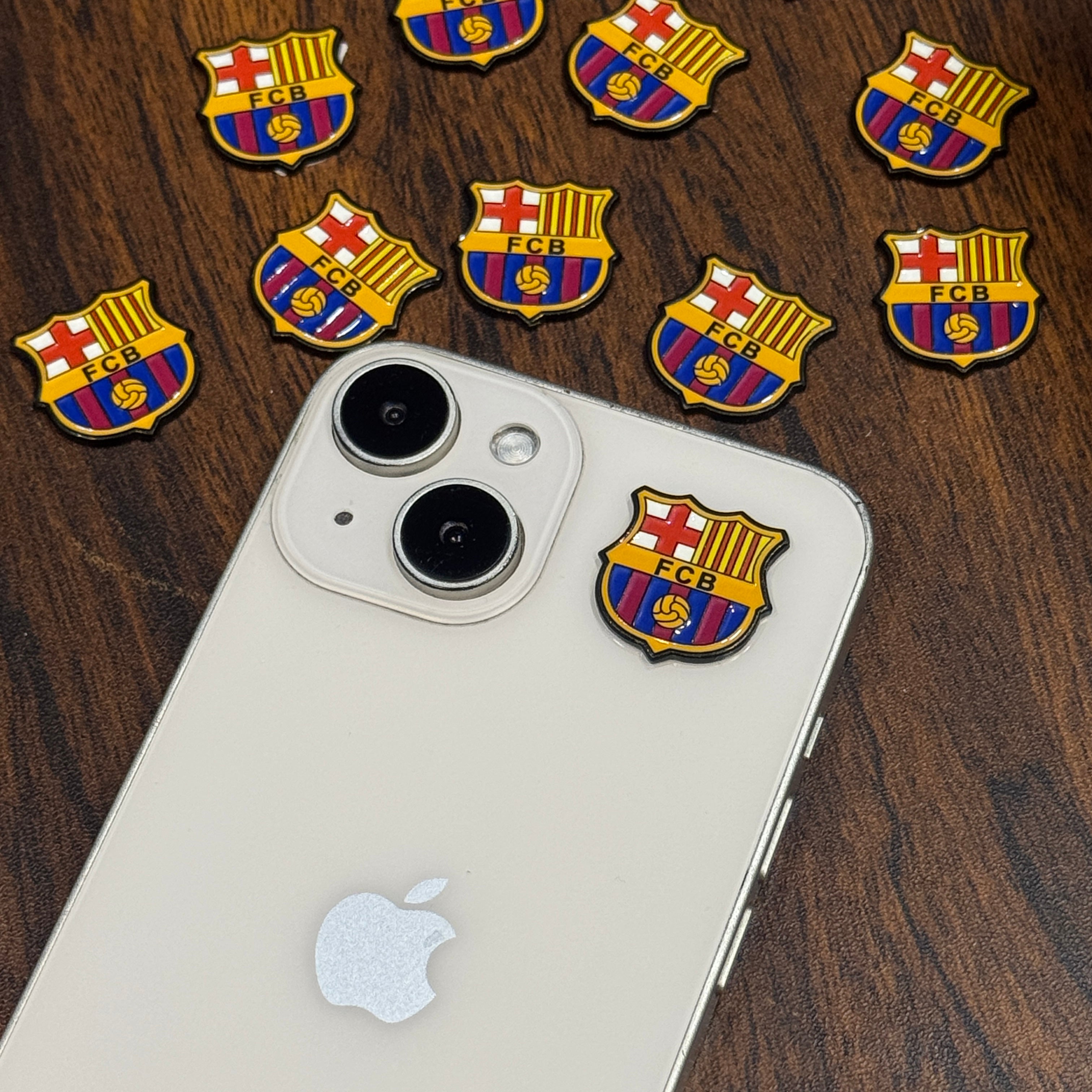 Barca Metal Charm Sticker