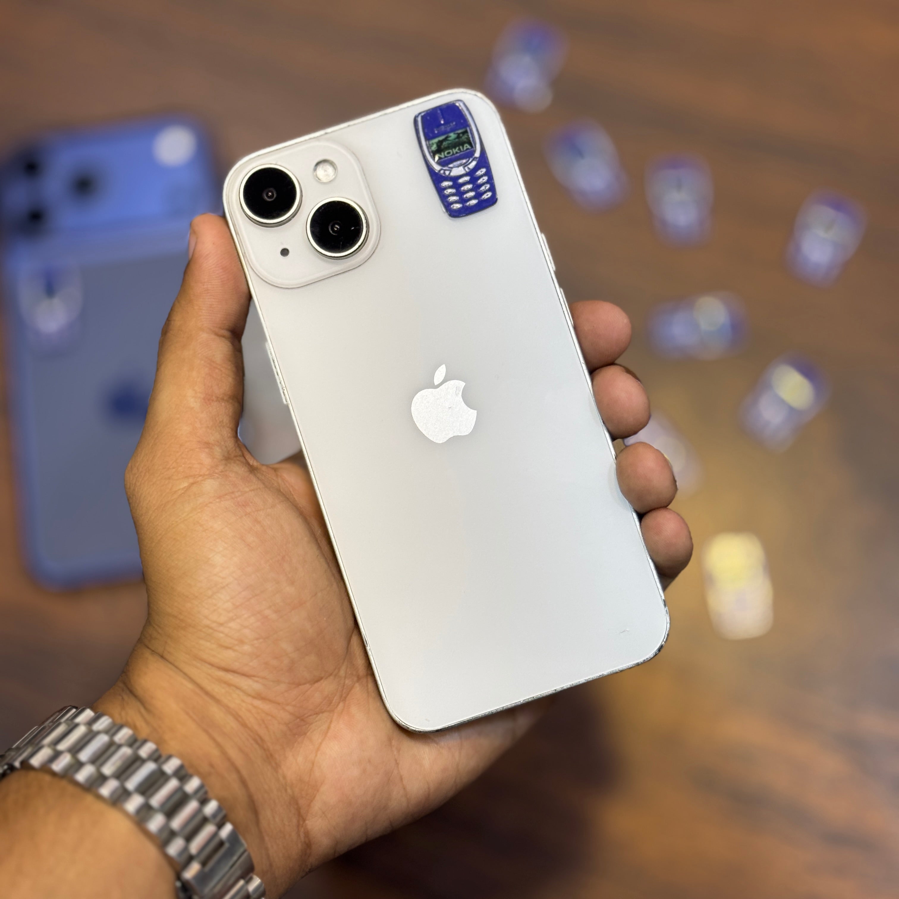 Nokia 3310 Metal Charm Sticker
