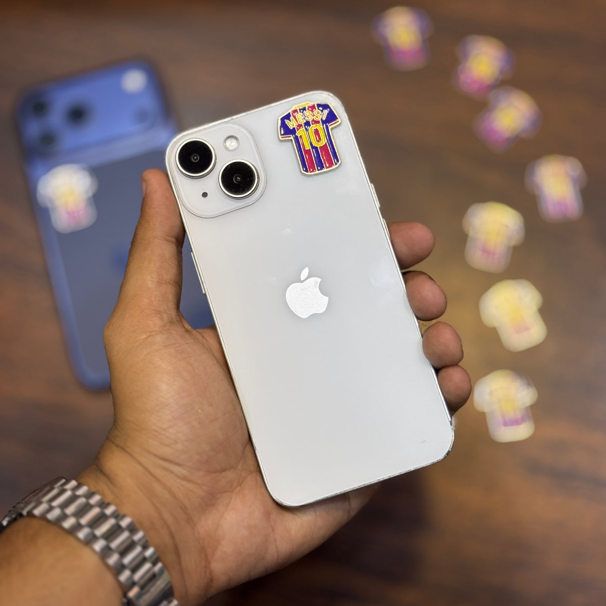 Messi 10 Metal Charm Sticker