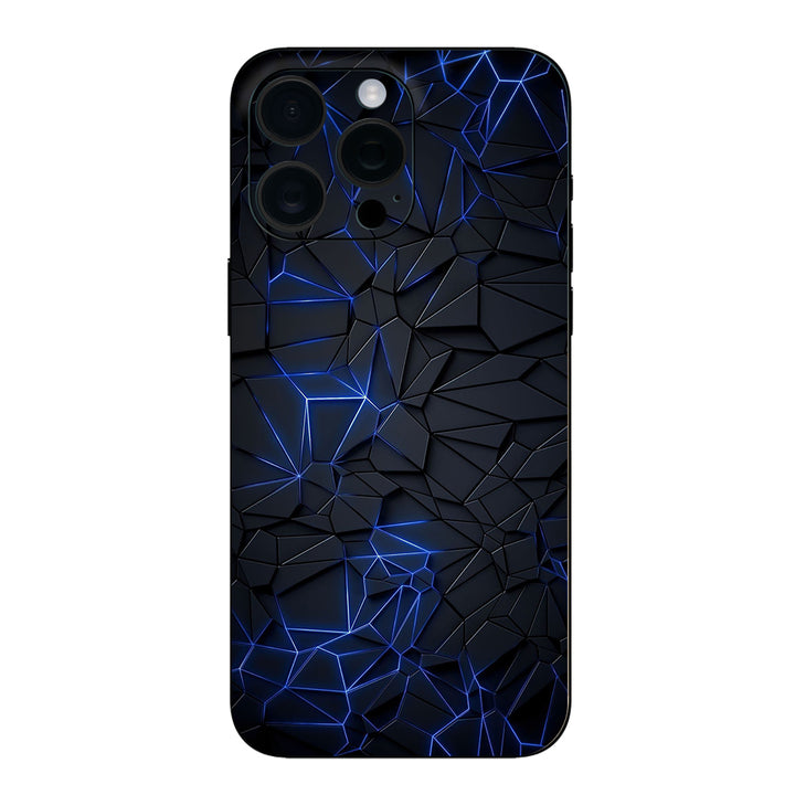 Abstract Neon Glowing Lines 3D Skin