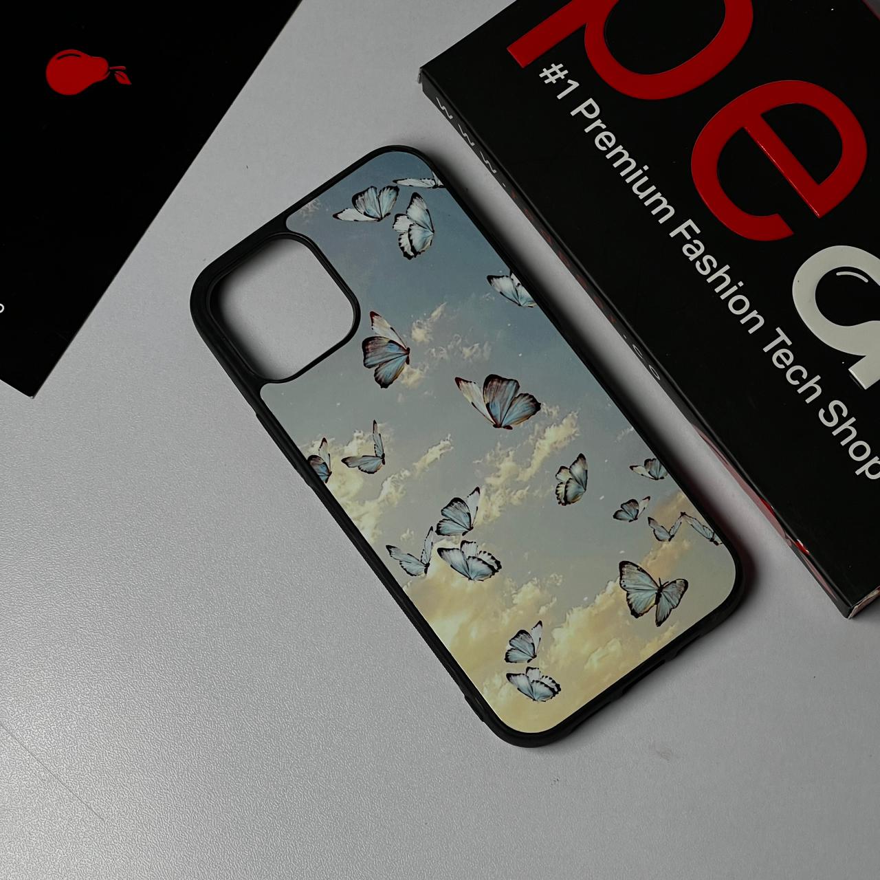 iPhone 12/12 Pro BUTTERFLIES IN THE SKY Glossy Case (RPS)