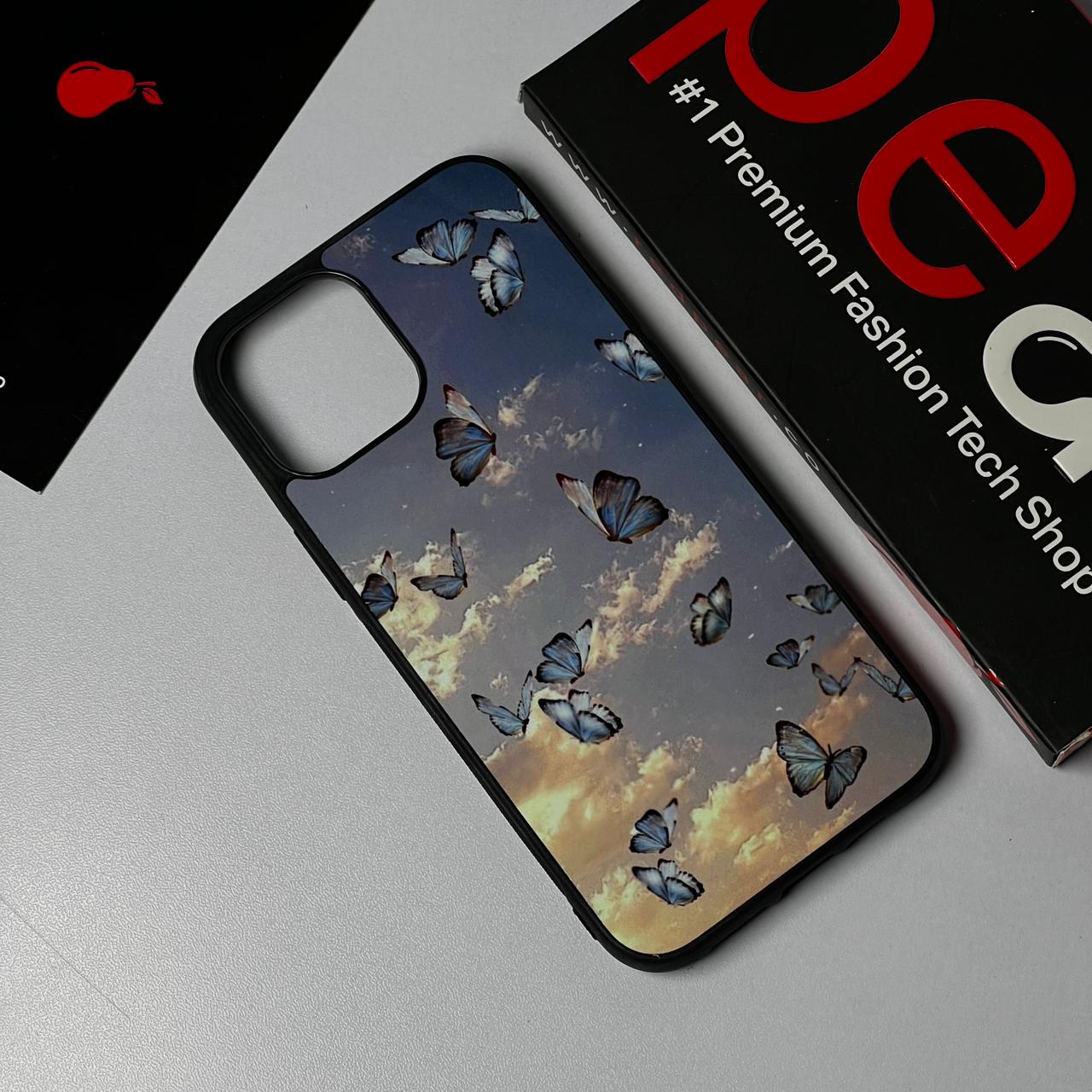 iPhone 12 Pro Max BUTTERFLIES IN THE SKY Glossy Case (RPS)