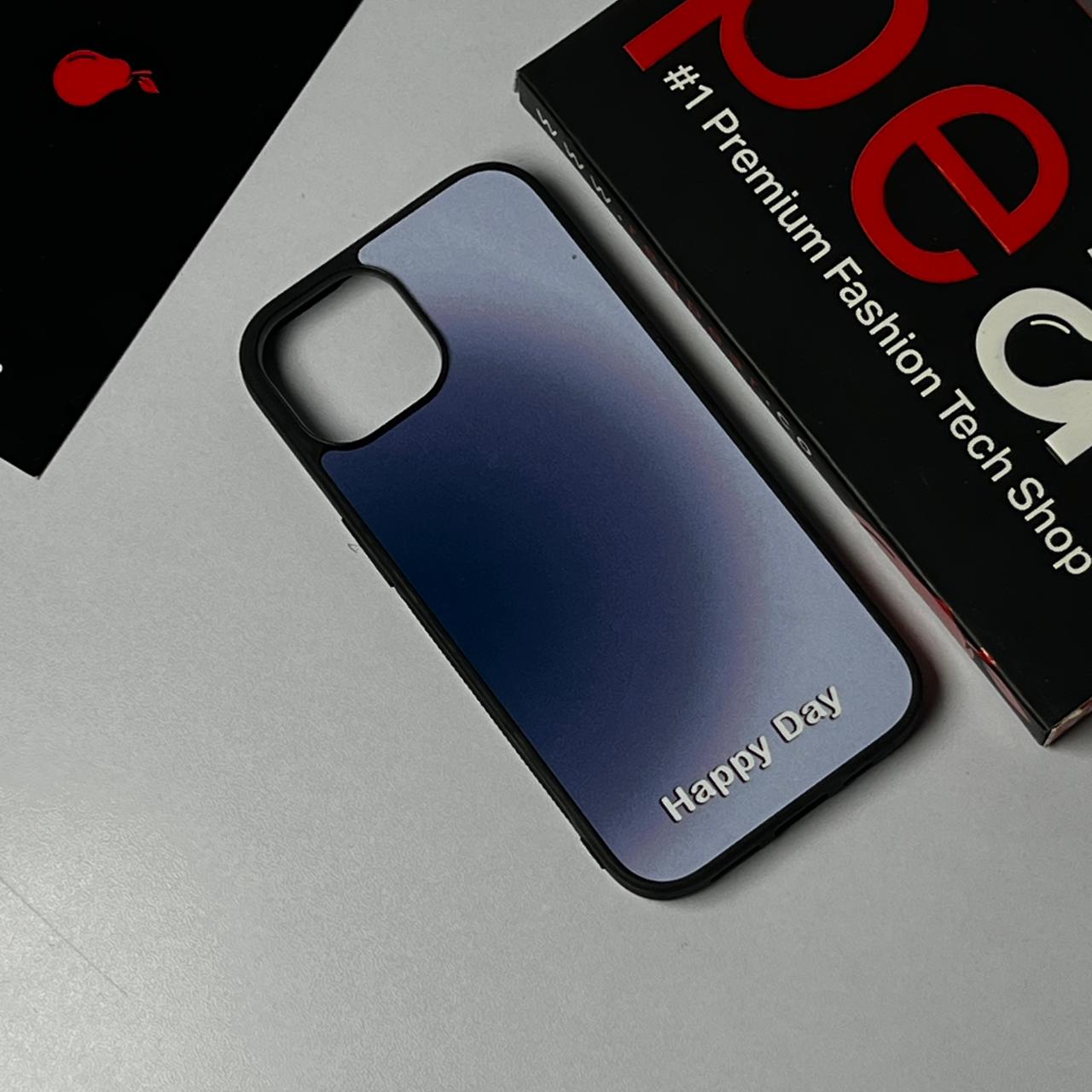 iPhone 13/14/15 BLUE HAPPY DAY Glossy Case (RPS)