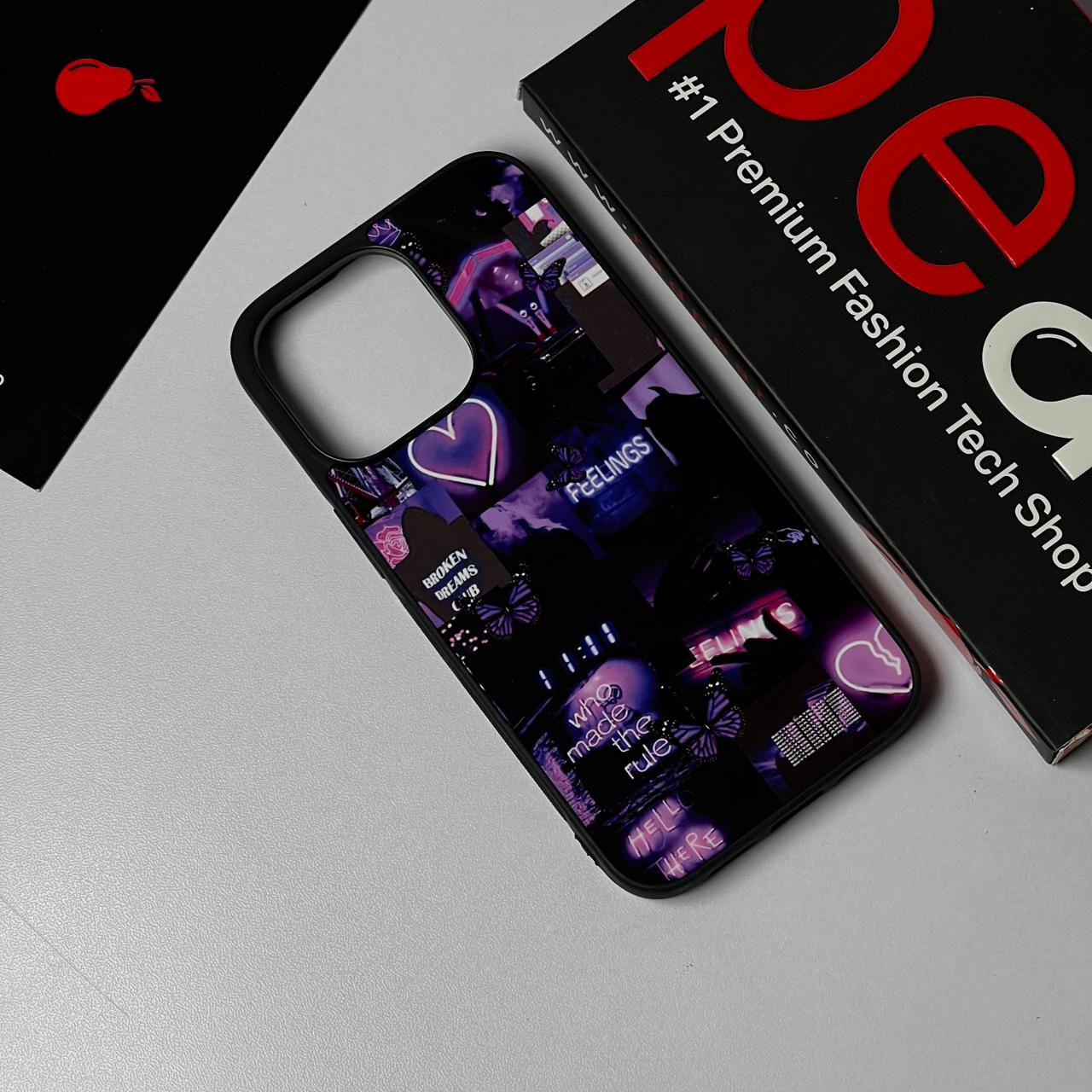 iPhone 13 Pro PURPLE AESTHETIC Glossy Case (RPS)