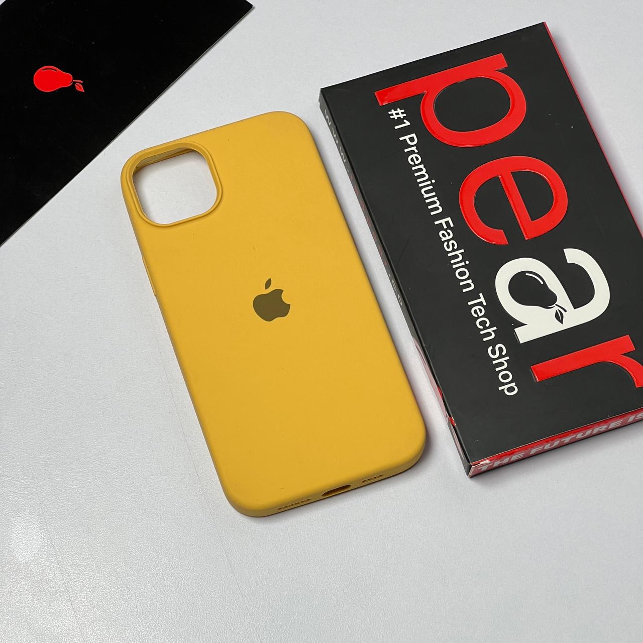 iPhone 14 Plus / 15 Plus Mustard Yellow silicon (RPS)