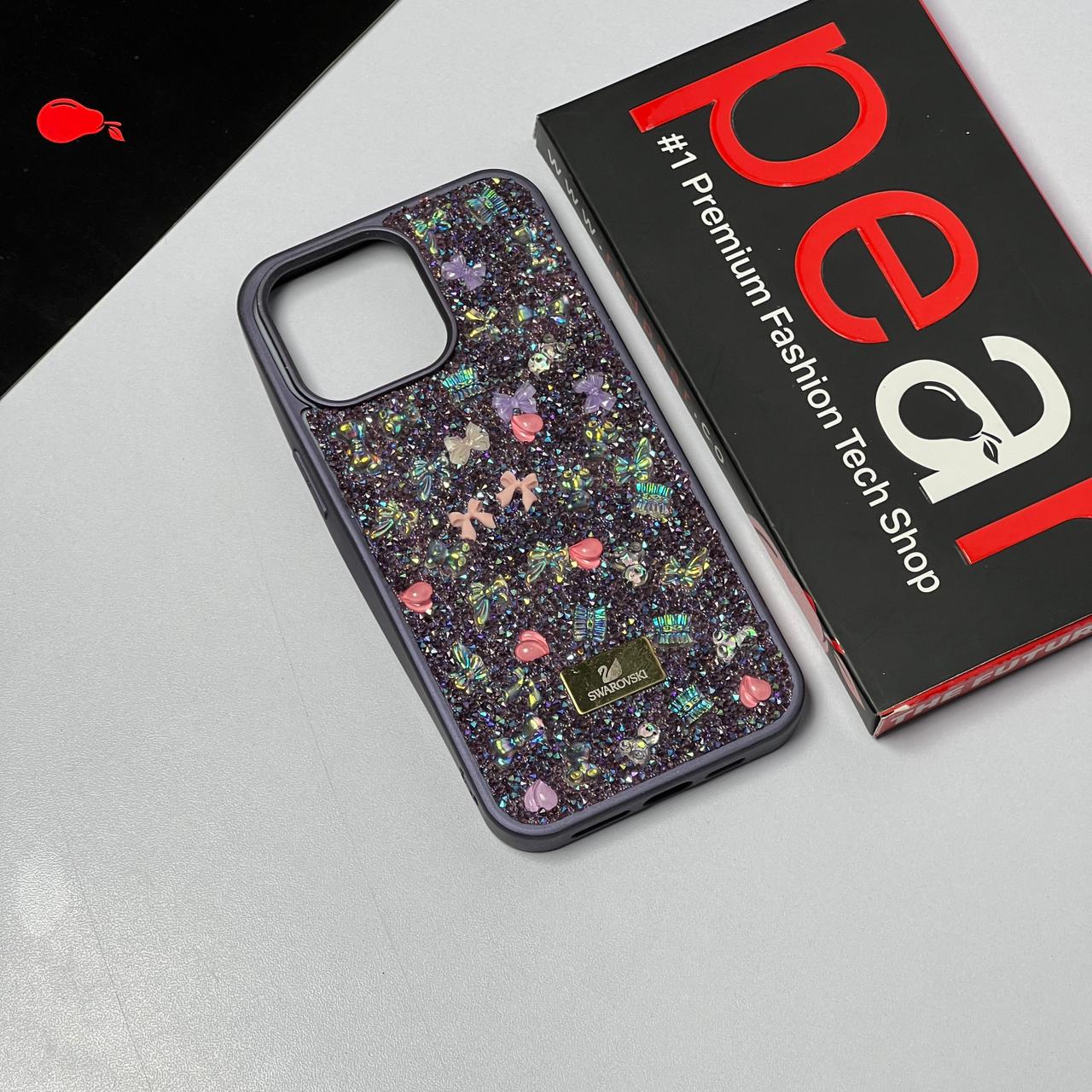 iPhone 15 Pro Max Purple Beads SWRSKI case (RPS)