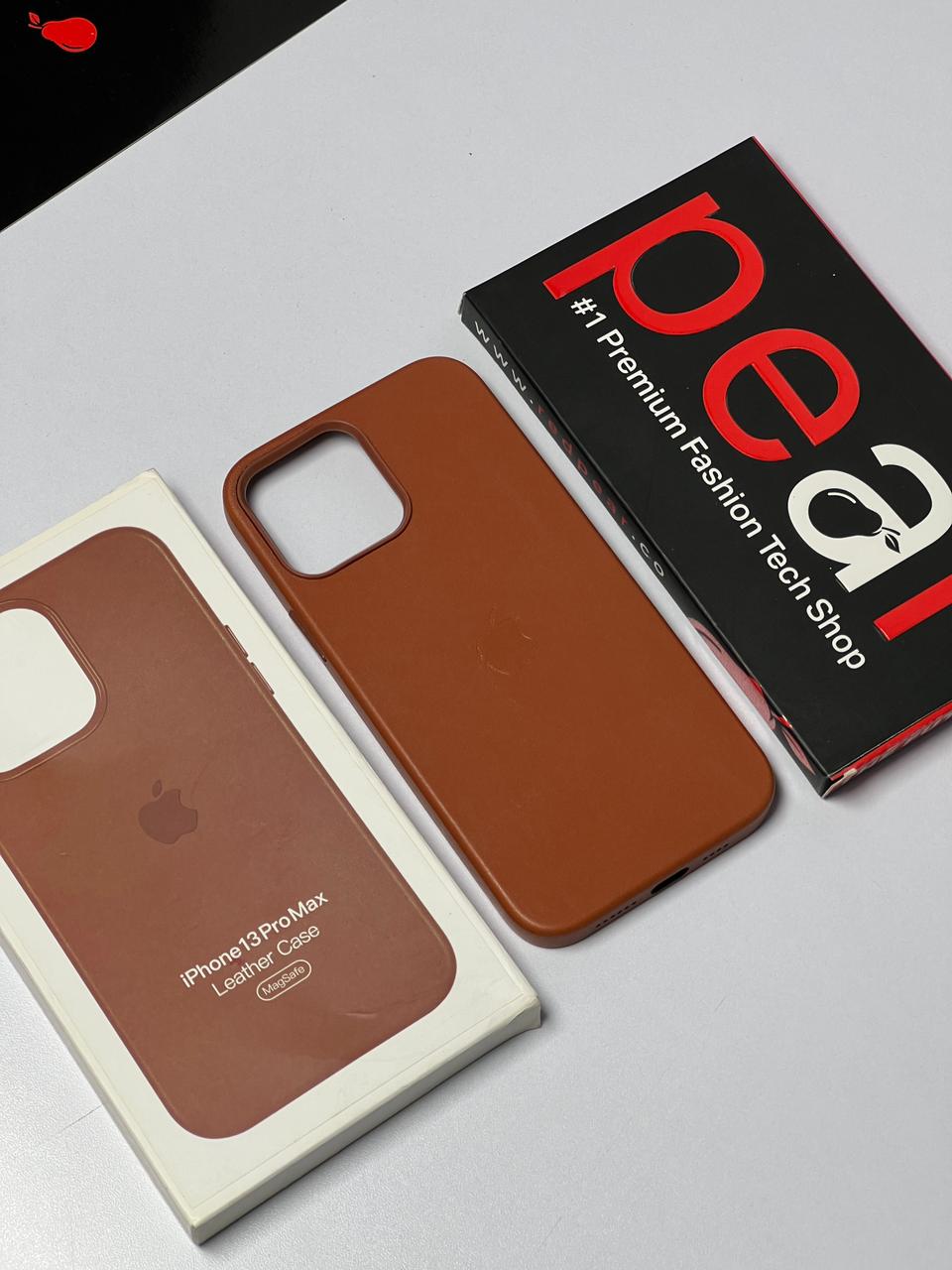 iPhone 13 Pro Max Camel Brown Leather Case (RPS)