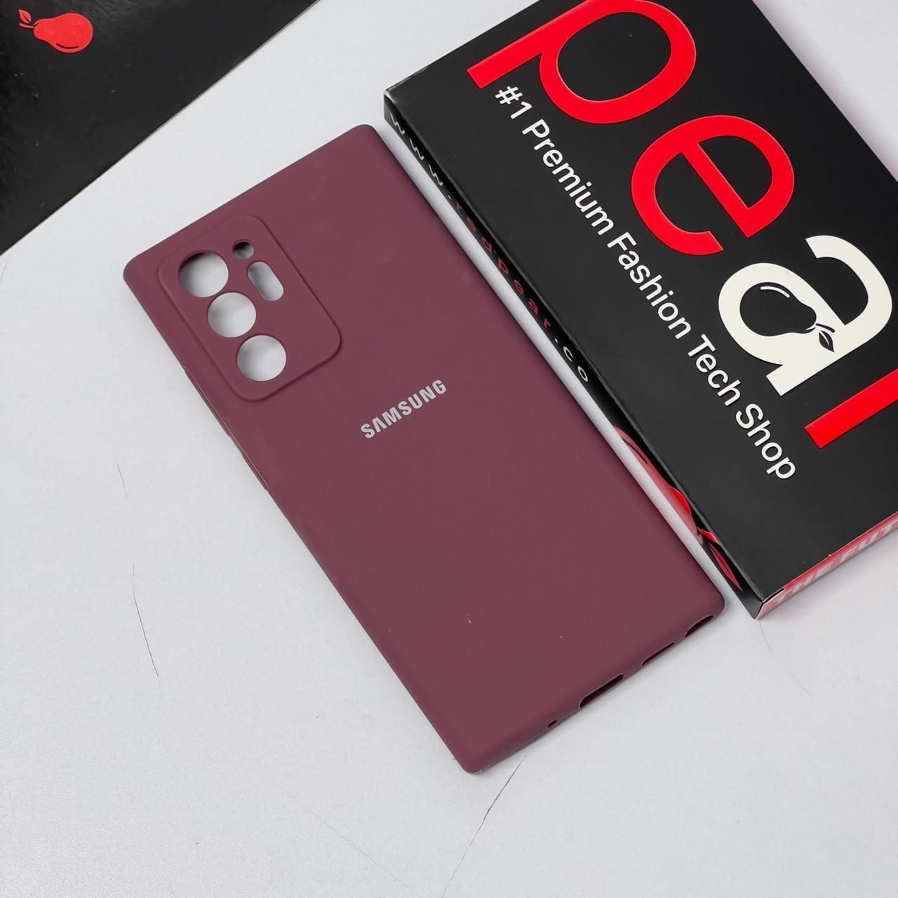 Samsung Note 20 Ultra Plum silicon case
