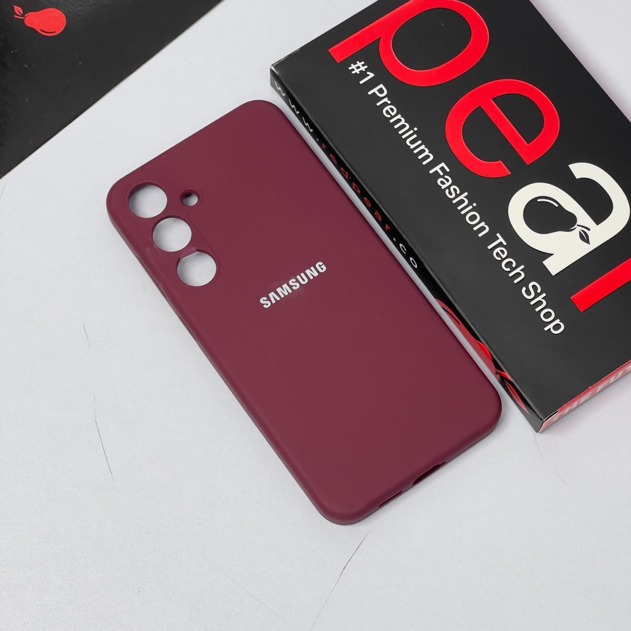 Samsung S24 Plus Plum silicon case