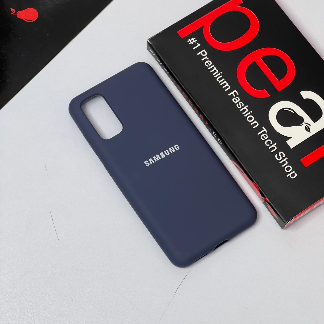 Samsung S20 Navy Blue silicon case