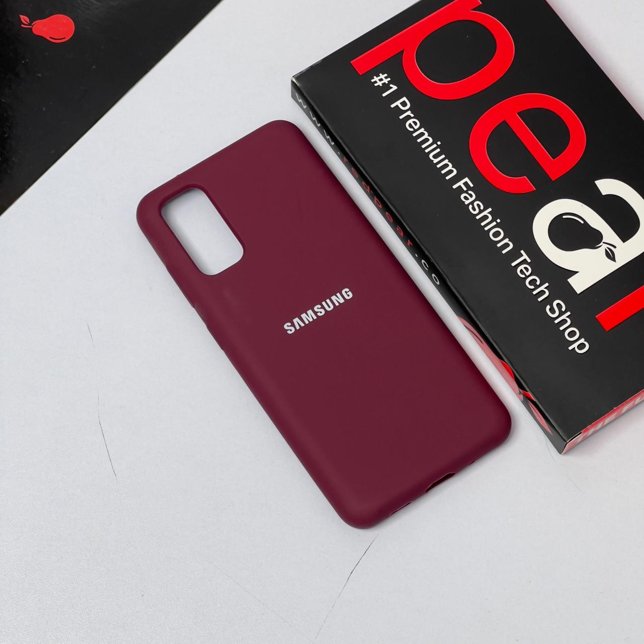 Samsung S20 Plum silicon case