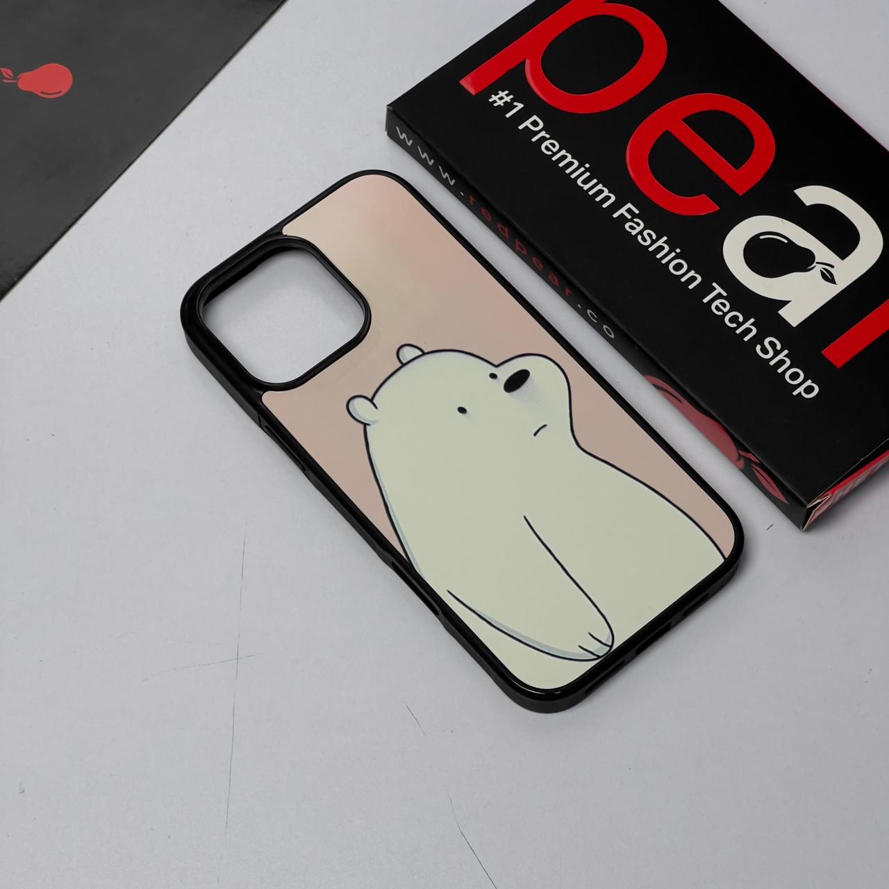 iPhone 16 Pro Max WHITE BEAR Glossy Case (RPS)