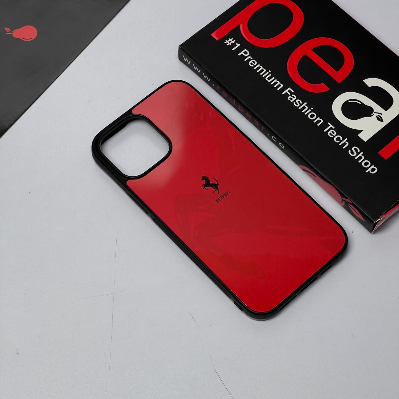 iPhone 13 Pro Max Ferrari Logo Glossy Case (RPS)
