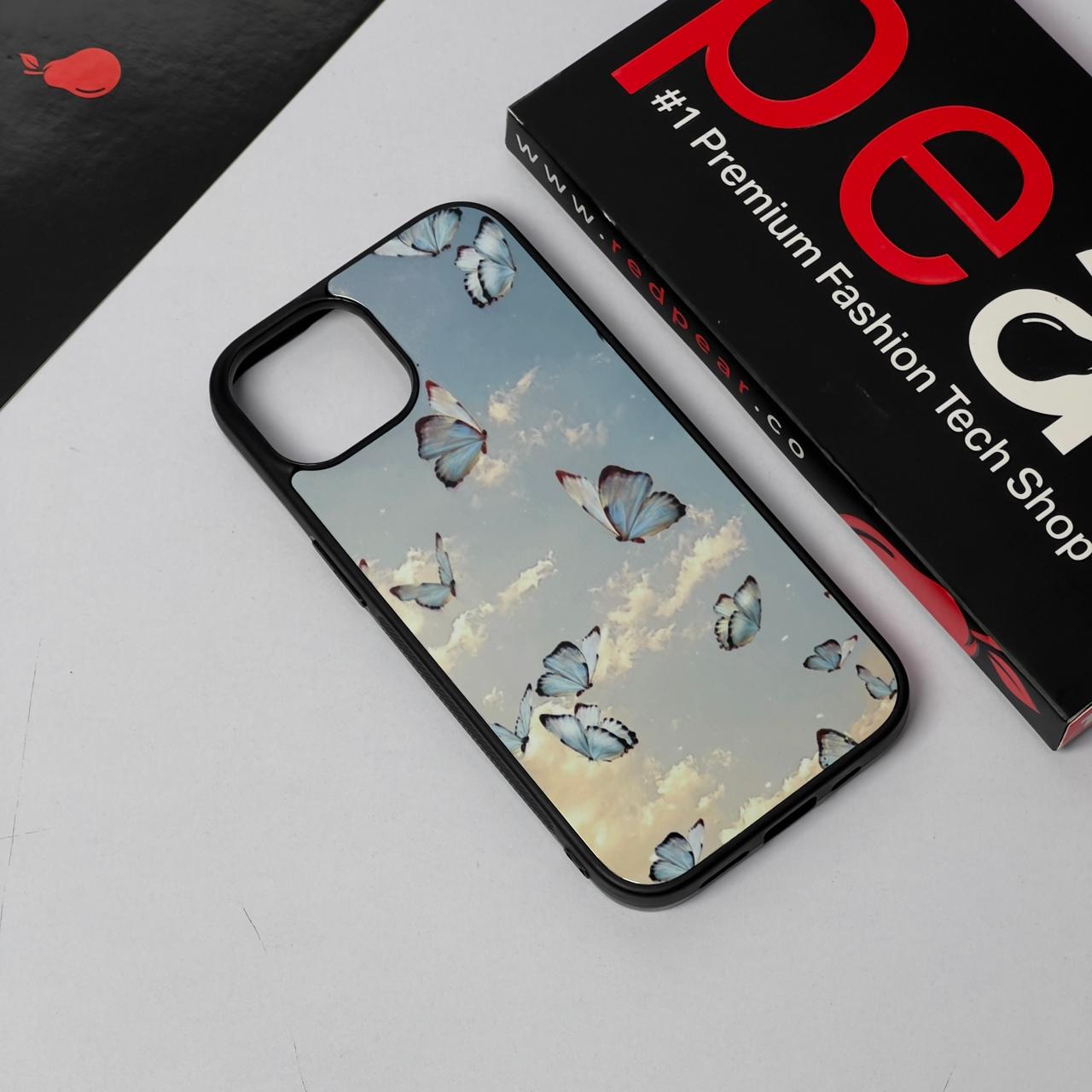 iPhone 15 Butterflies in the sky Glossy Case (RPS)