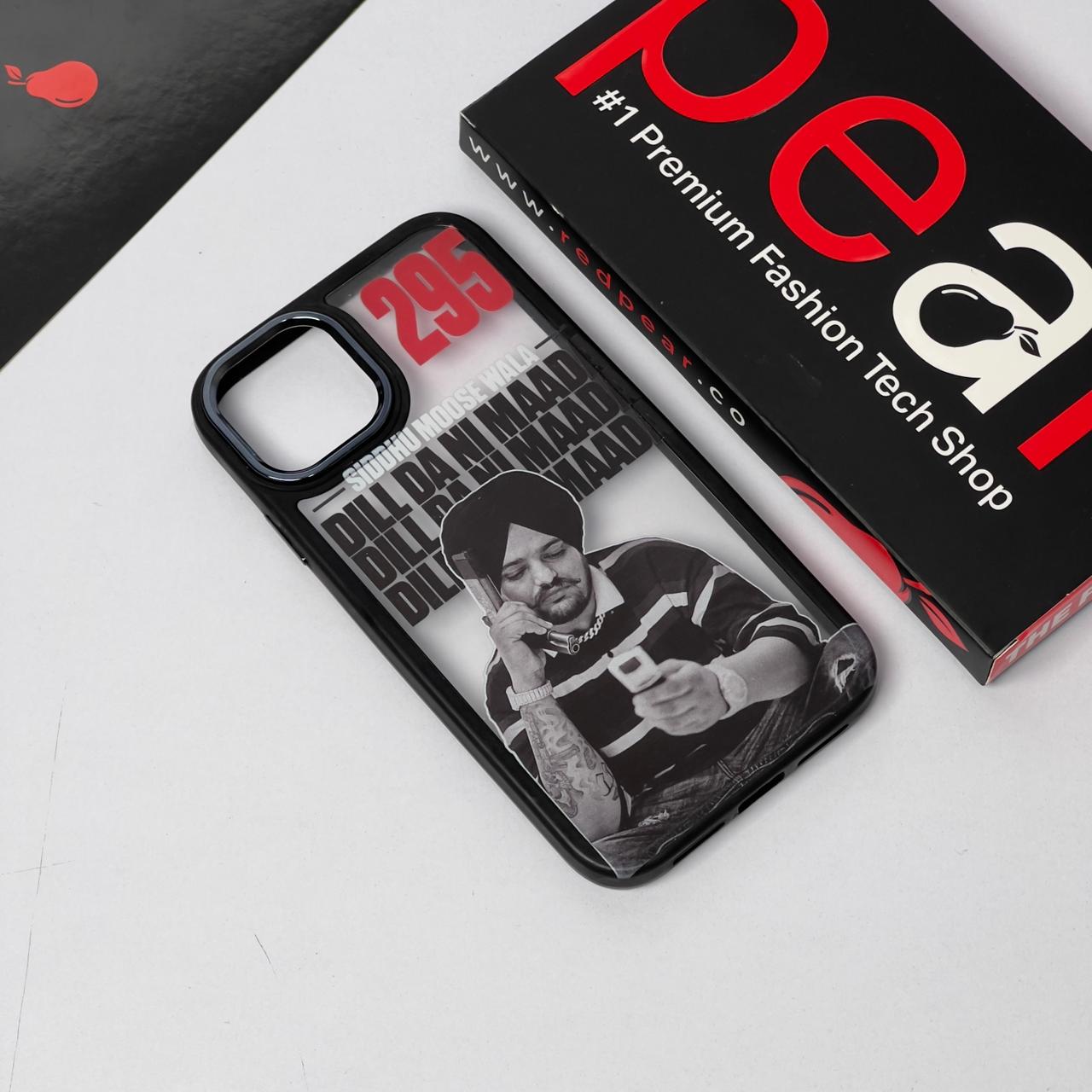 iPhone 11 Siddhu Moosewala Black Border Acrylic Case (RPS)
