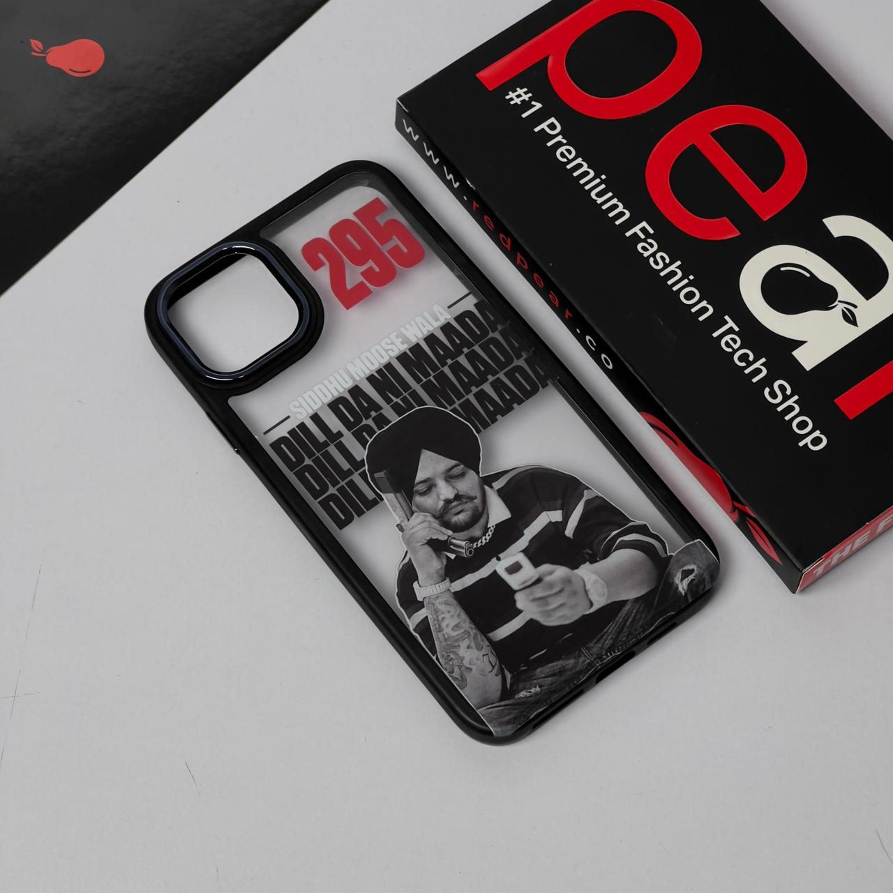 iPhone 11 Pro Max Siddhu Moosewala Black Border Acrylic Case (RPS)