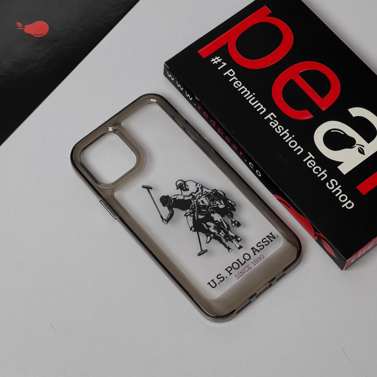 iPhone 12/12 Pro Us Polo Assn. Black Shade Acrylic Case (RPS)