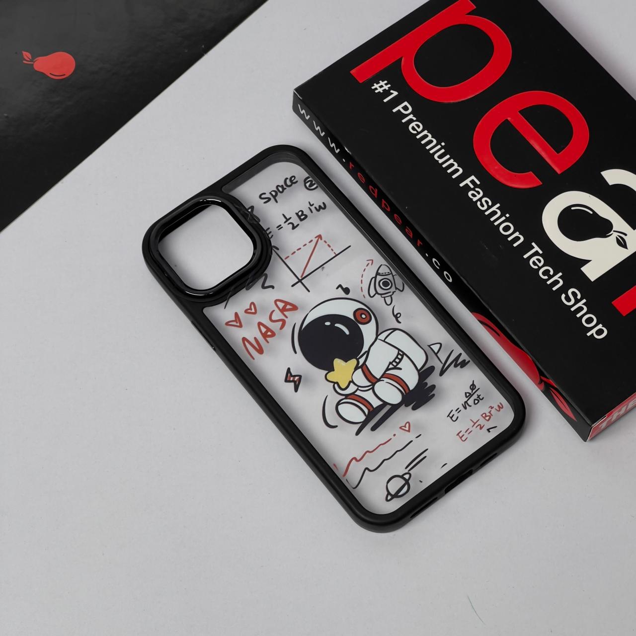 iPhone 12/12 Pro Nasa Black Border Acrylic Case (RPS)