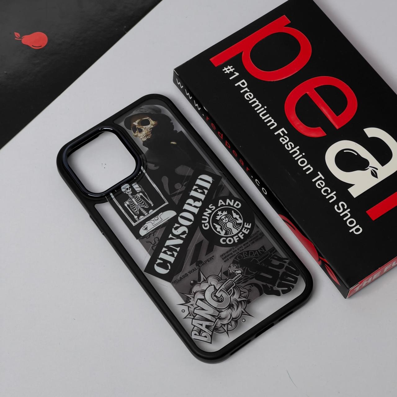 iPhone 12 Pro Max CENSORED Black Border Acrylic Case (RPS)