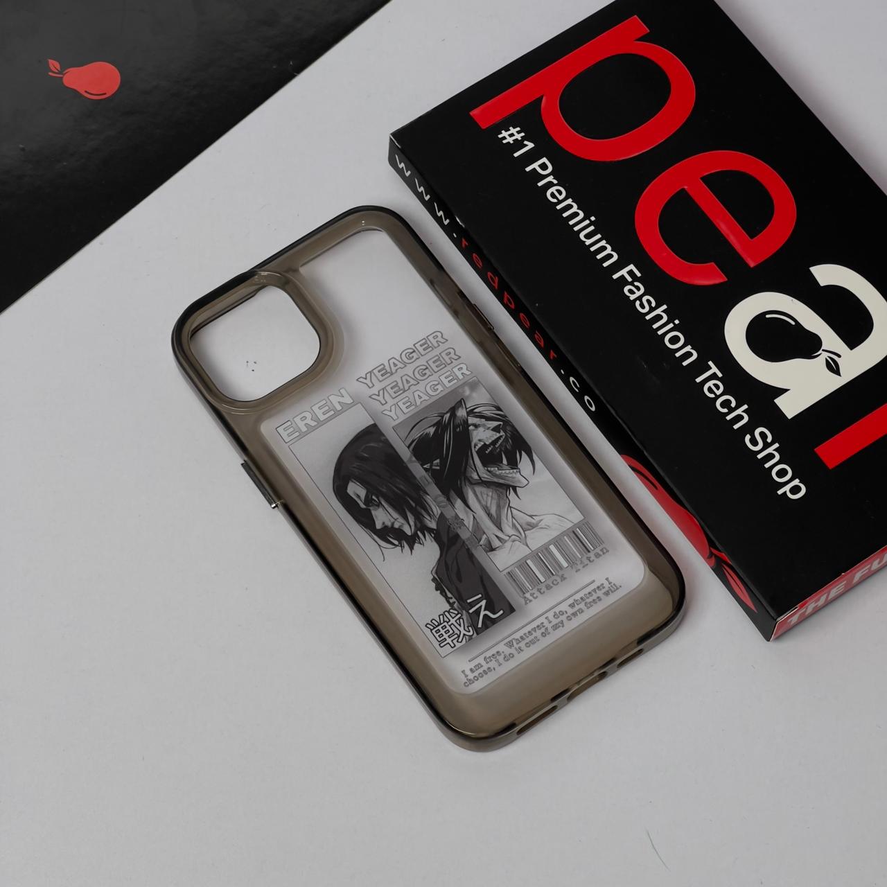 iPhone 13/14 Eren Yeager Black Shade Acrylic Case (RPS)