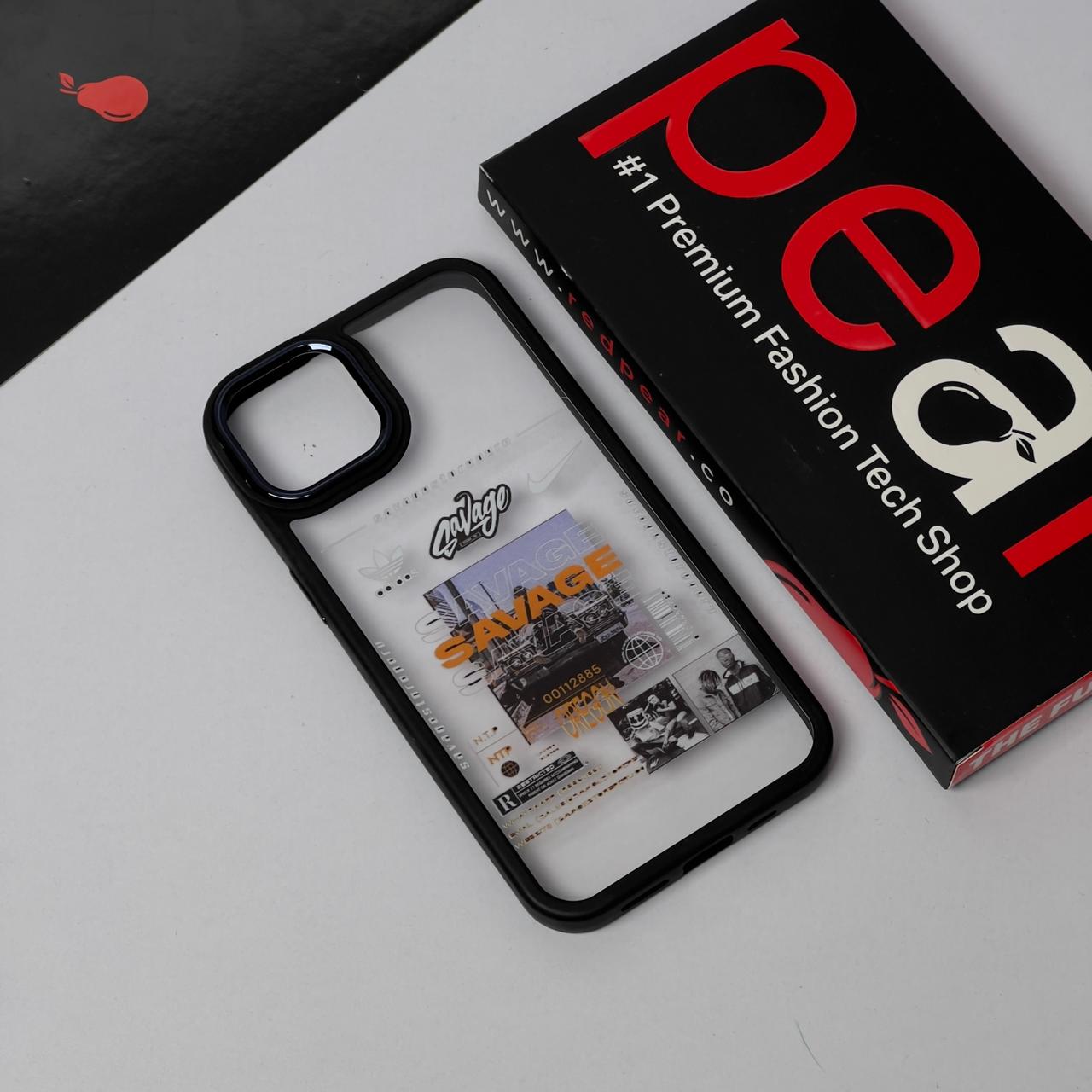 iPhone 13/14 SAVAGE Black Border Acrylic Case (RPS)