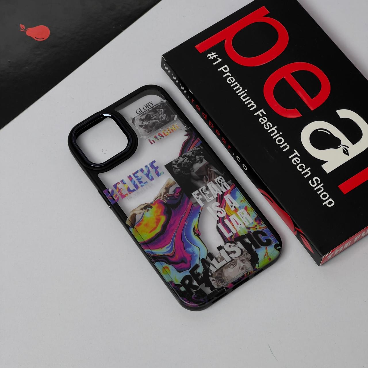 iPhone 13/14 Believe Realistic Black Border Acrylic Case (RPS)