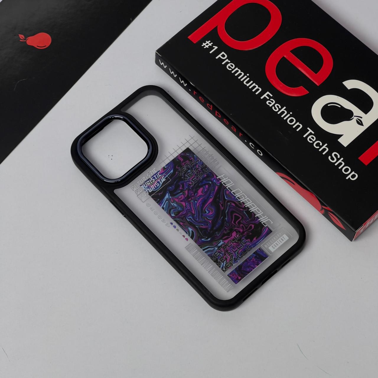 iPhone 13 Pro FUTURISTIC Black Border Acrylic Case (RPS)