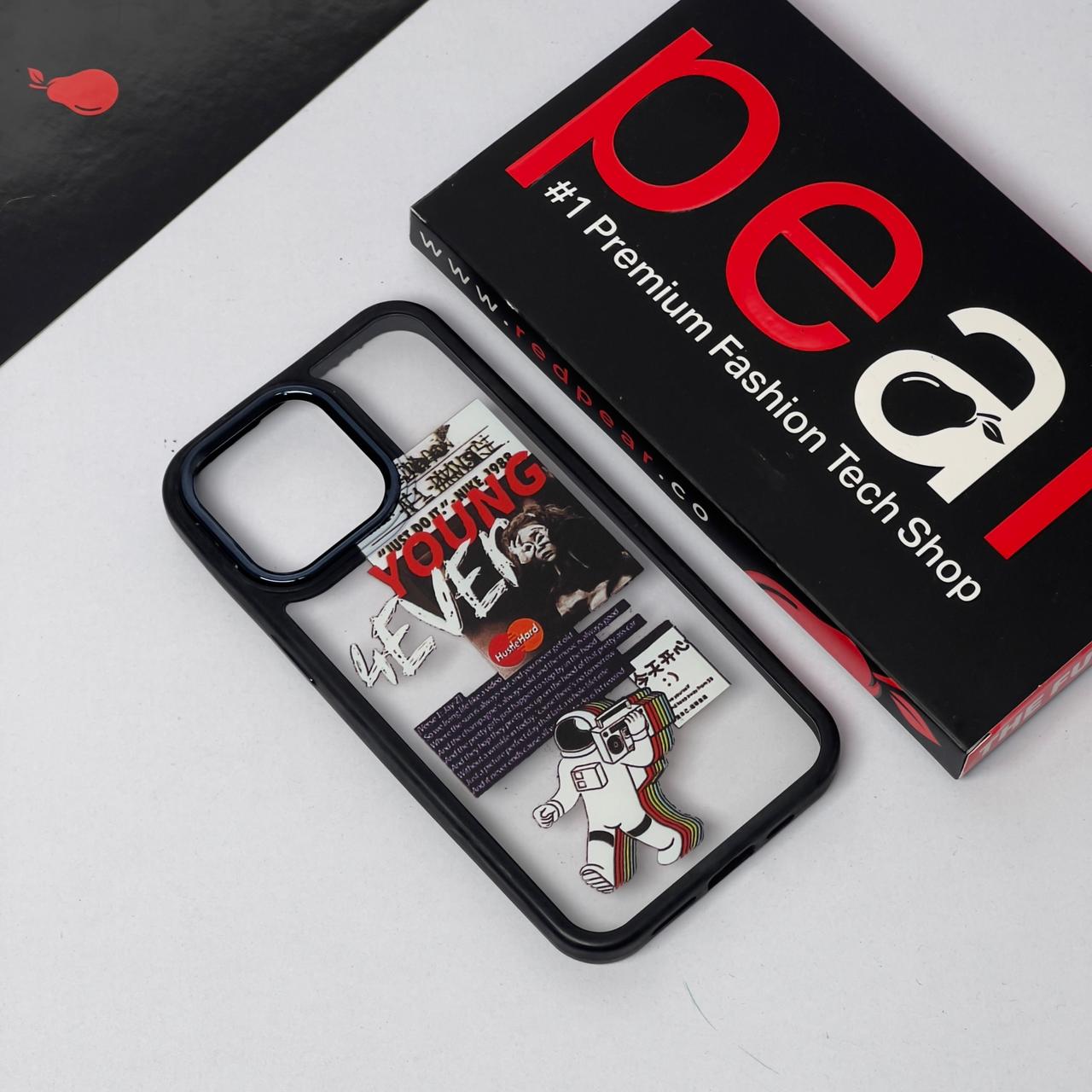 iPhone 13 Pro 4EVER Young Black Border Acrylic Case (RPS)