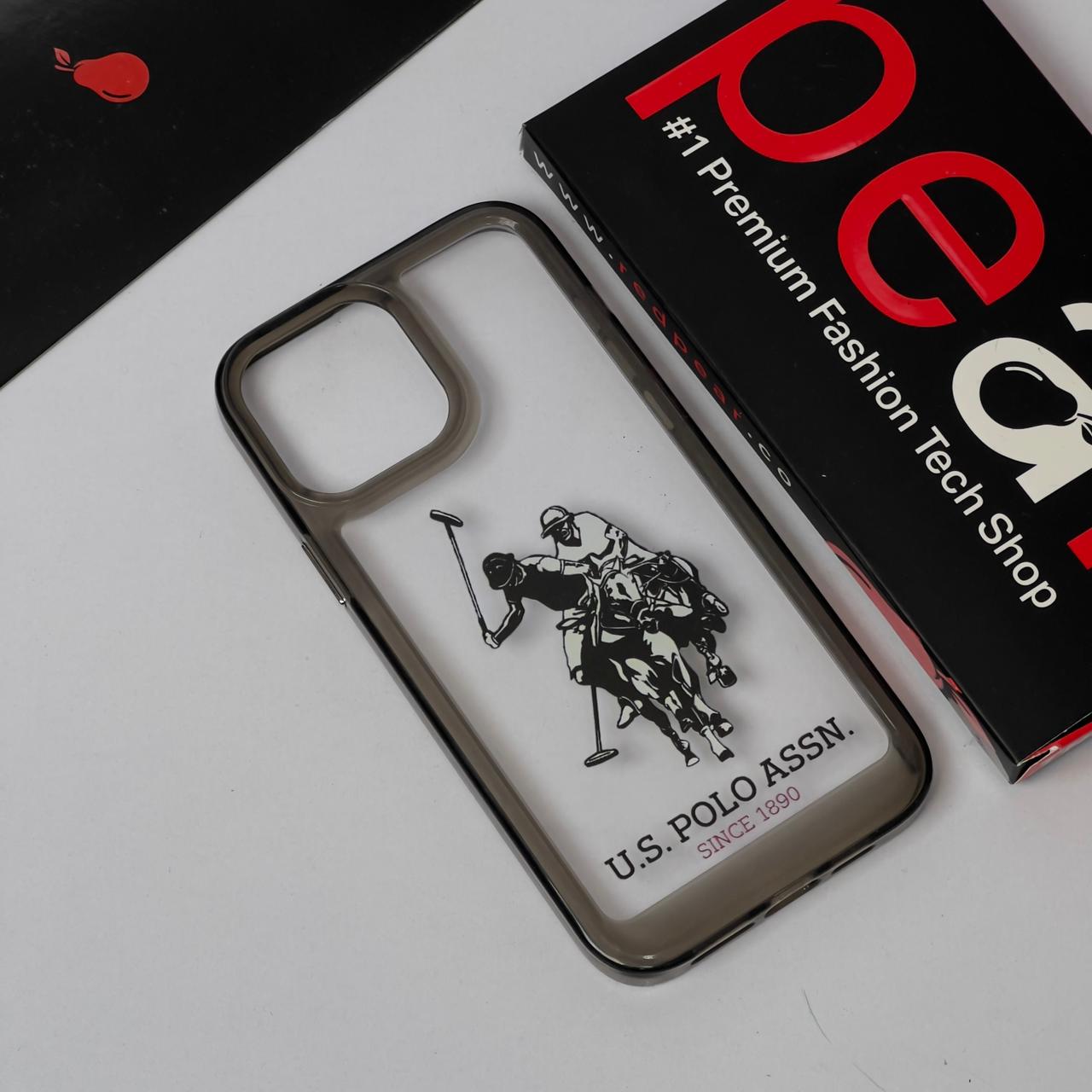 iPhone 13 Pro Max Us Polo Assn. Black Shade Acrylic Case (RPS)