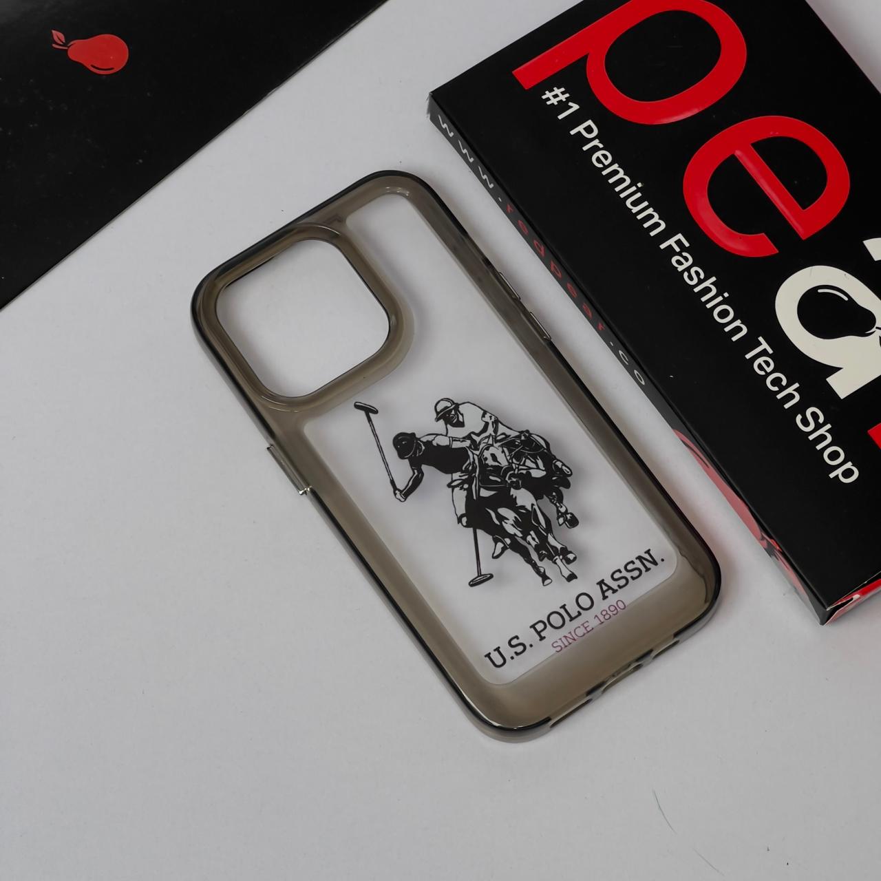 iPhone 14 Pro US Polo Assn. Black Shade Acrylic Case (RPS)