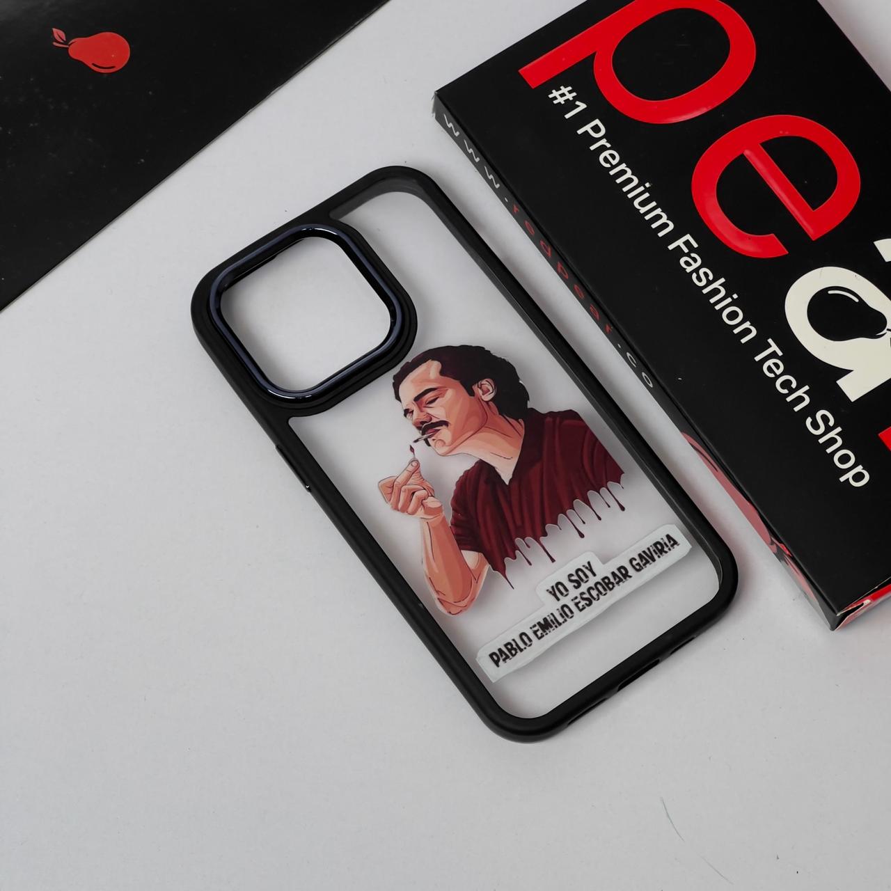 iPhone 14 Pro Pablo Black Border Acrylic Case (RPS)