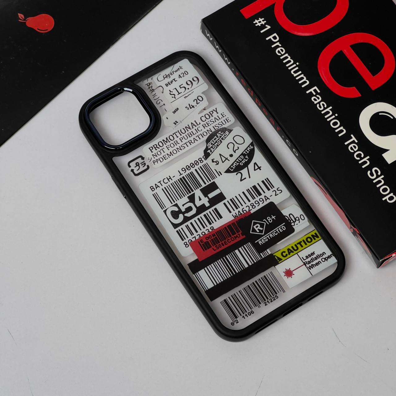 iPhone 14 Plus / 15 Plus Promotional Black Border Acrylic Case (RPS)