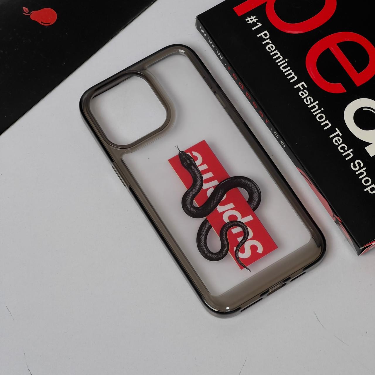 iPhone 15 Pro Max Supreme Black Shade Acrylic Case (RPS)
