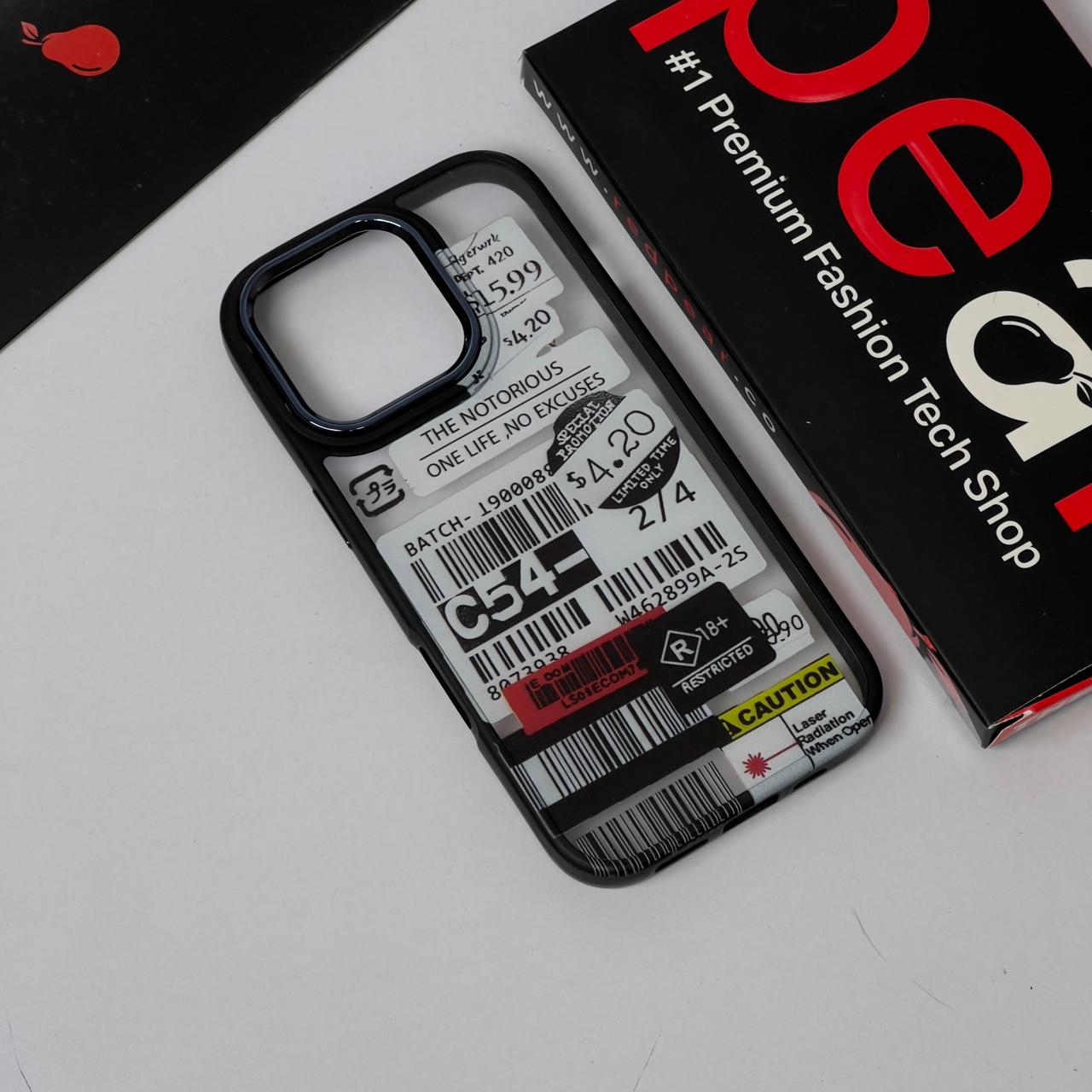 iPhone 16 Pro Promotional Black Border Acrylic Case (RPS)