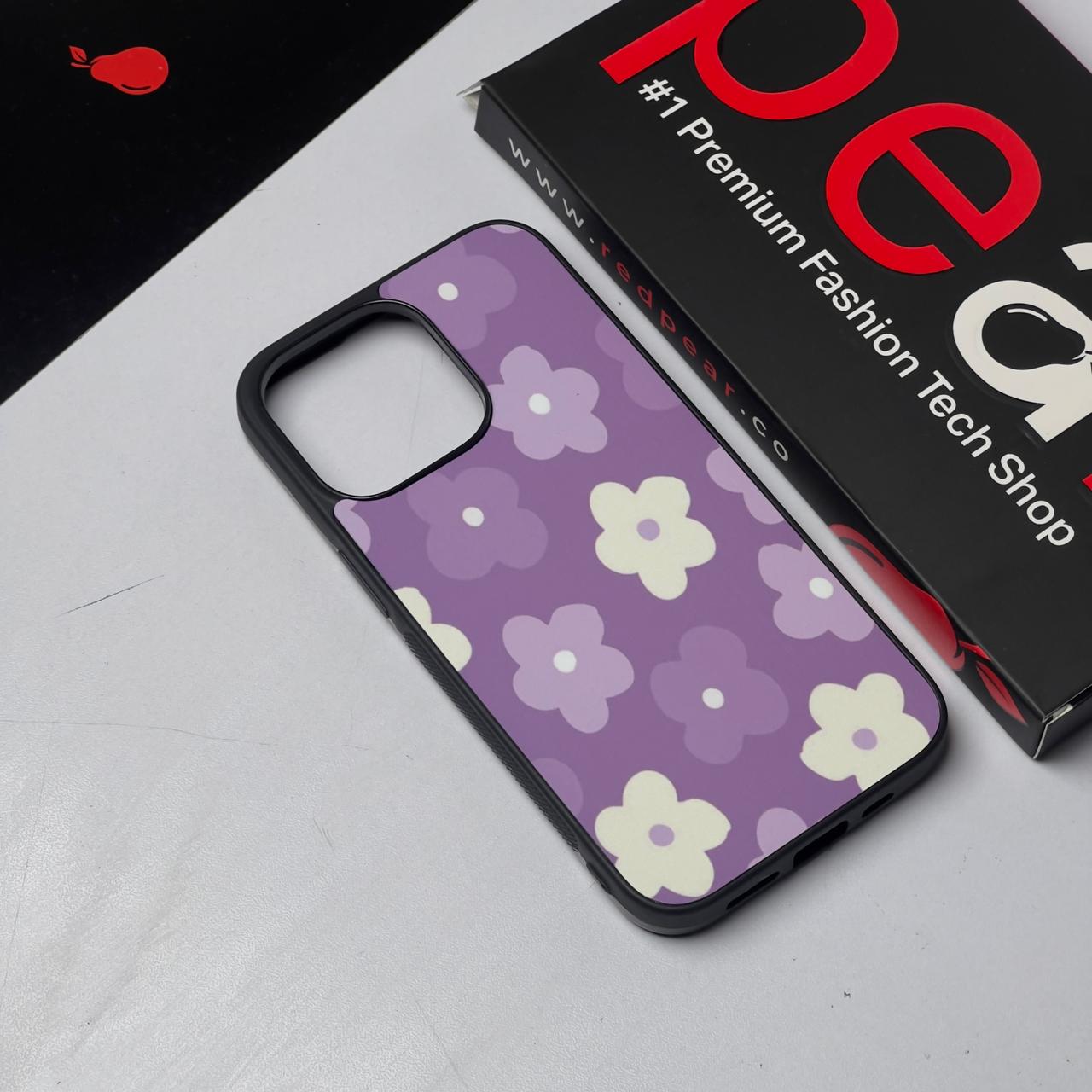 iPhone 13 Pro Lavender Flowers Glossy Case (RPS)